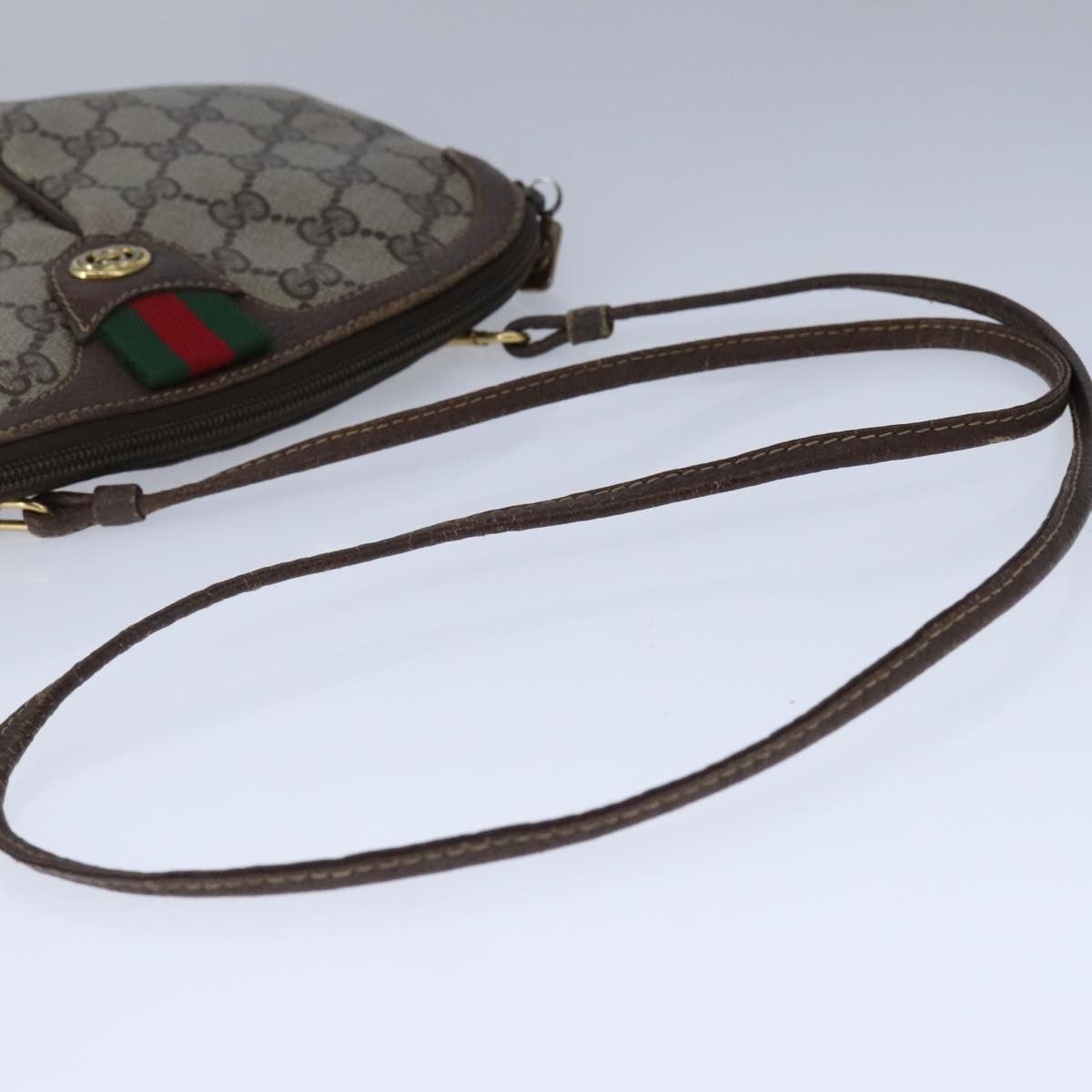Gucci GUCCI GG Supreme Web Sherry Line Shoulder Bag Pvc Leather Size ONE SIZE - 7 Thumbnail