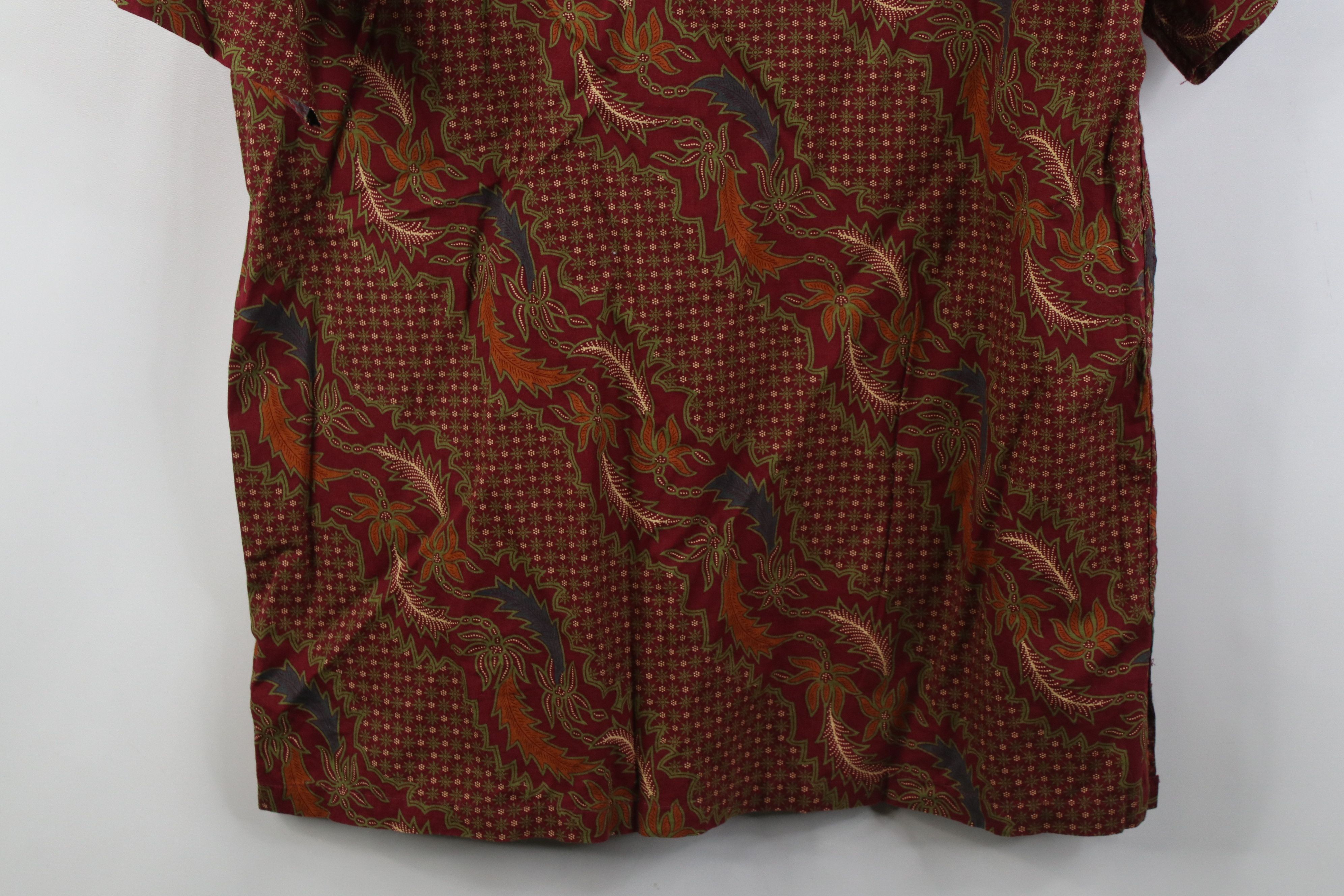 Vintage Vintage 90s Streetwear Paisley Collared Button Shirt Cotton Size US XL / EU 56 / 4 - 10 Thumbnail