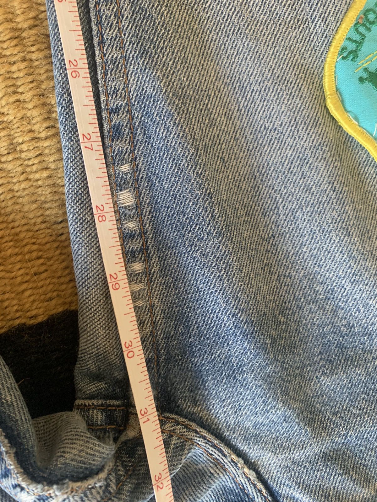 Levi's Vintage 80s Levi’s 517 patchwork denim Size US 29 - 8 Thumbnail