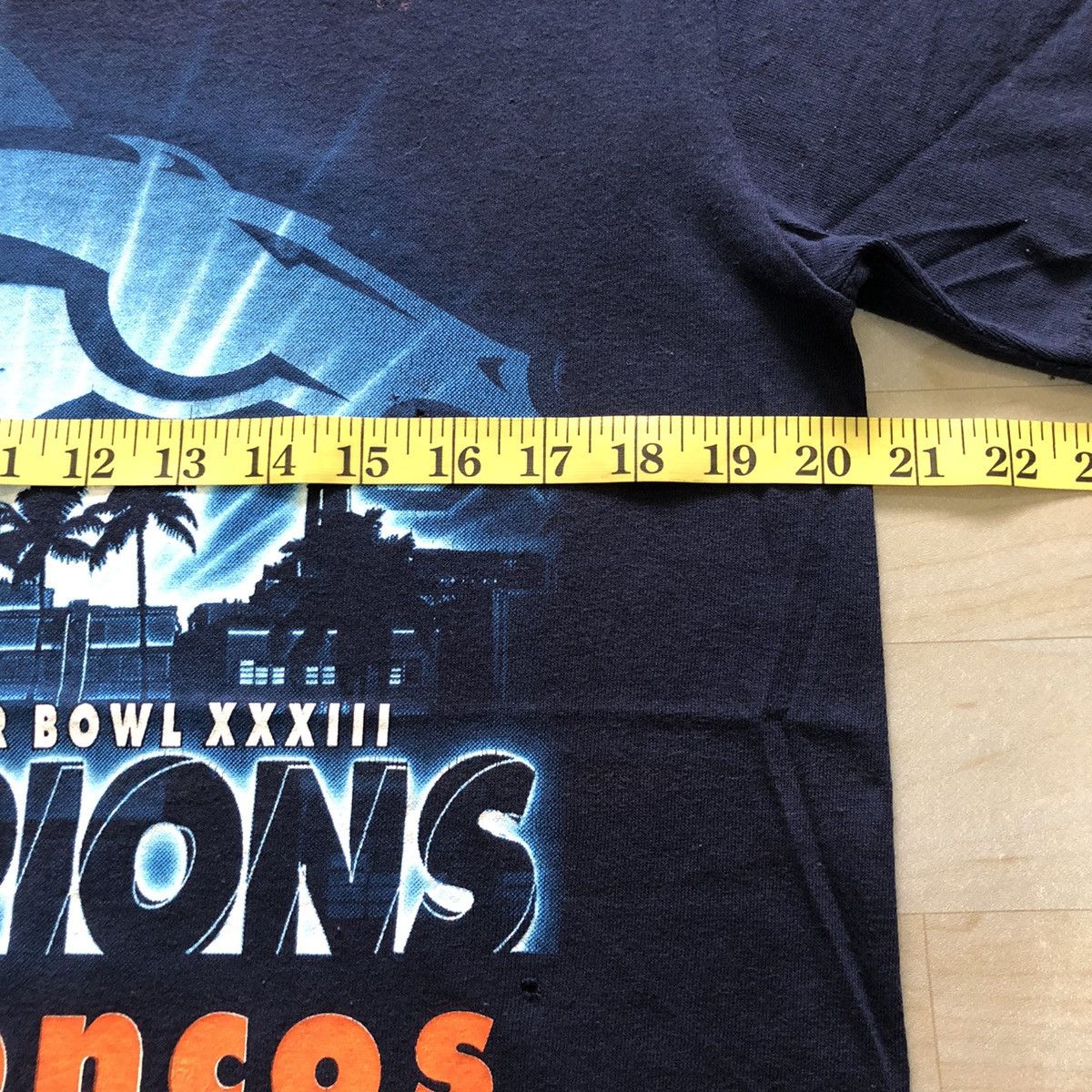 NFL × Vintage Vintage 90s Denver Broncos Single Stich TShirt Size US M / EU 48-50 / 2 - 8 Thumbnail