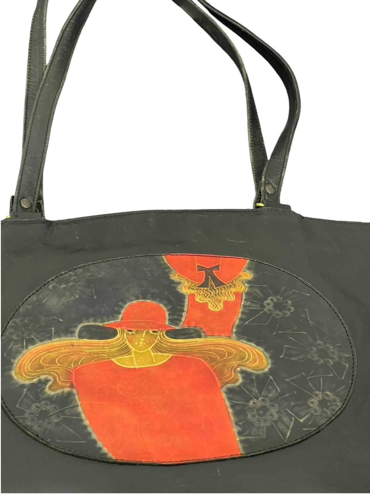 Genuine Leather Full Leather Vtg Unknown Japan Tote Shoulder Bag 1🟩0 Size ONE SIZE - 19 Thumbnail