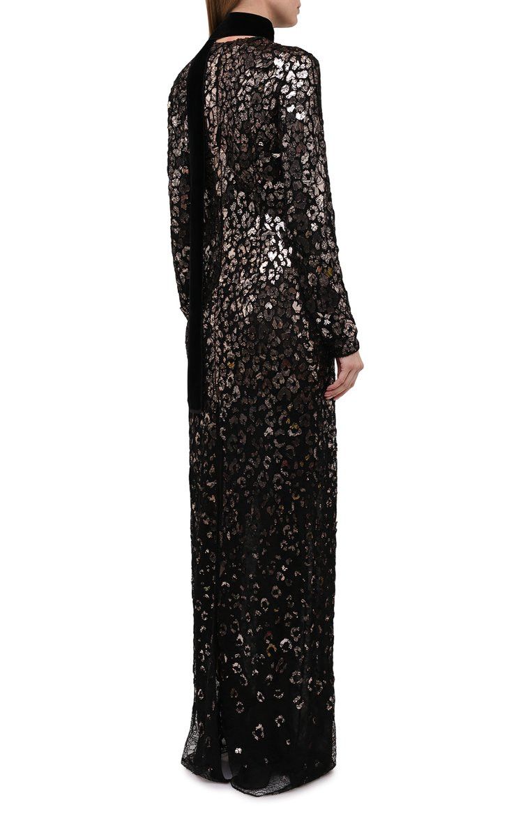 Tom Ford o1w1db10225 AB2889 Maxi Dress in Black Size M / US 6-8 / IT 42-44 - 3 Thumbnail