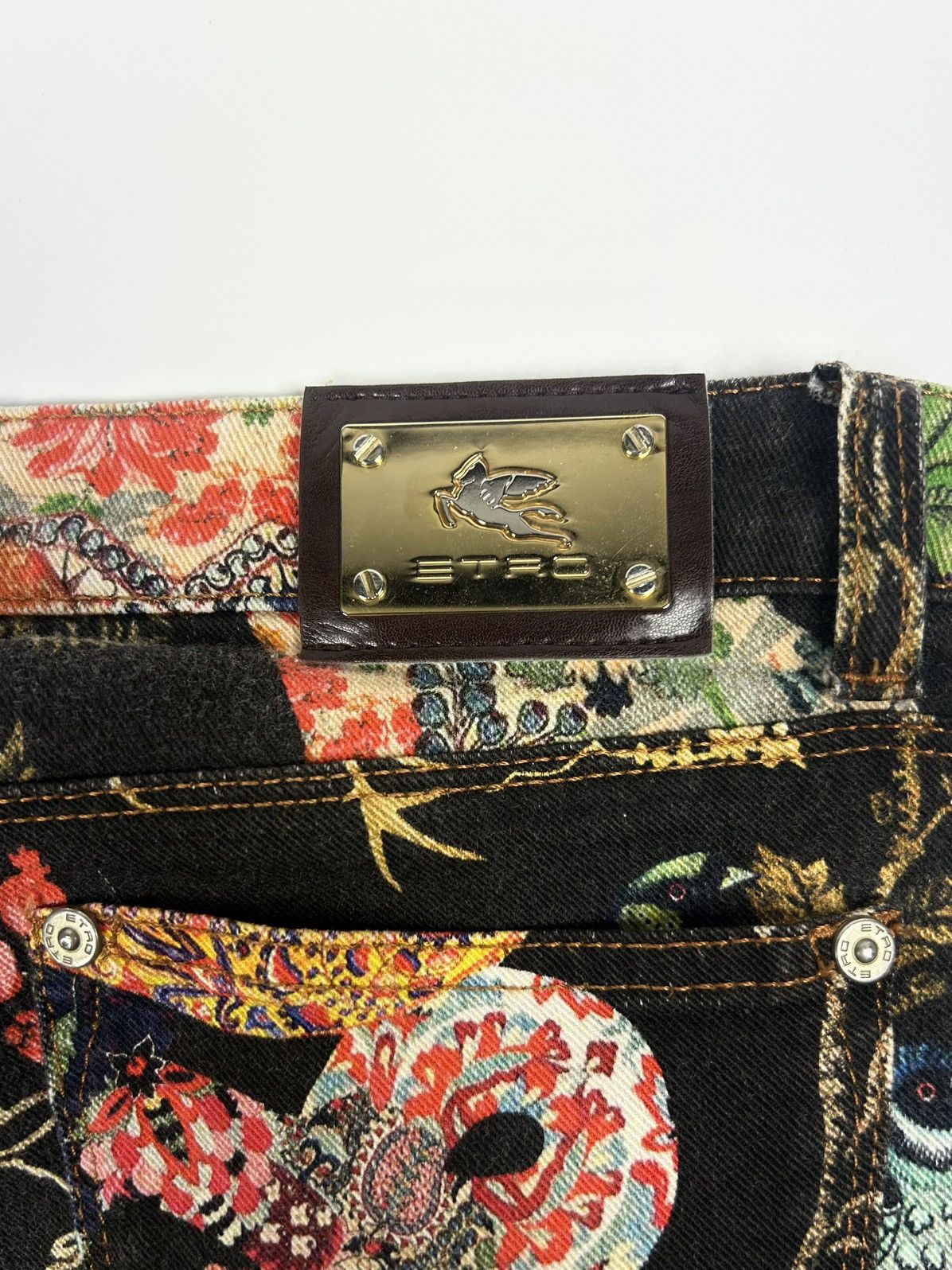 Etro ETRO Milano womens Tiger & Floral Print Pants Size 27" / US 4 / IT 40 - 8 Thumbnail