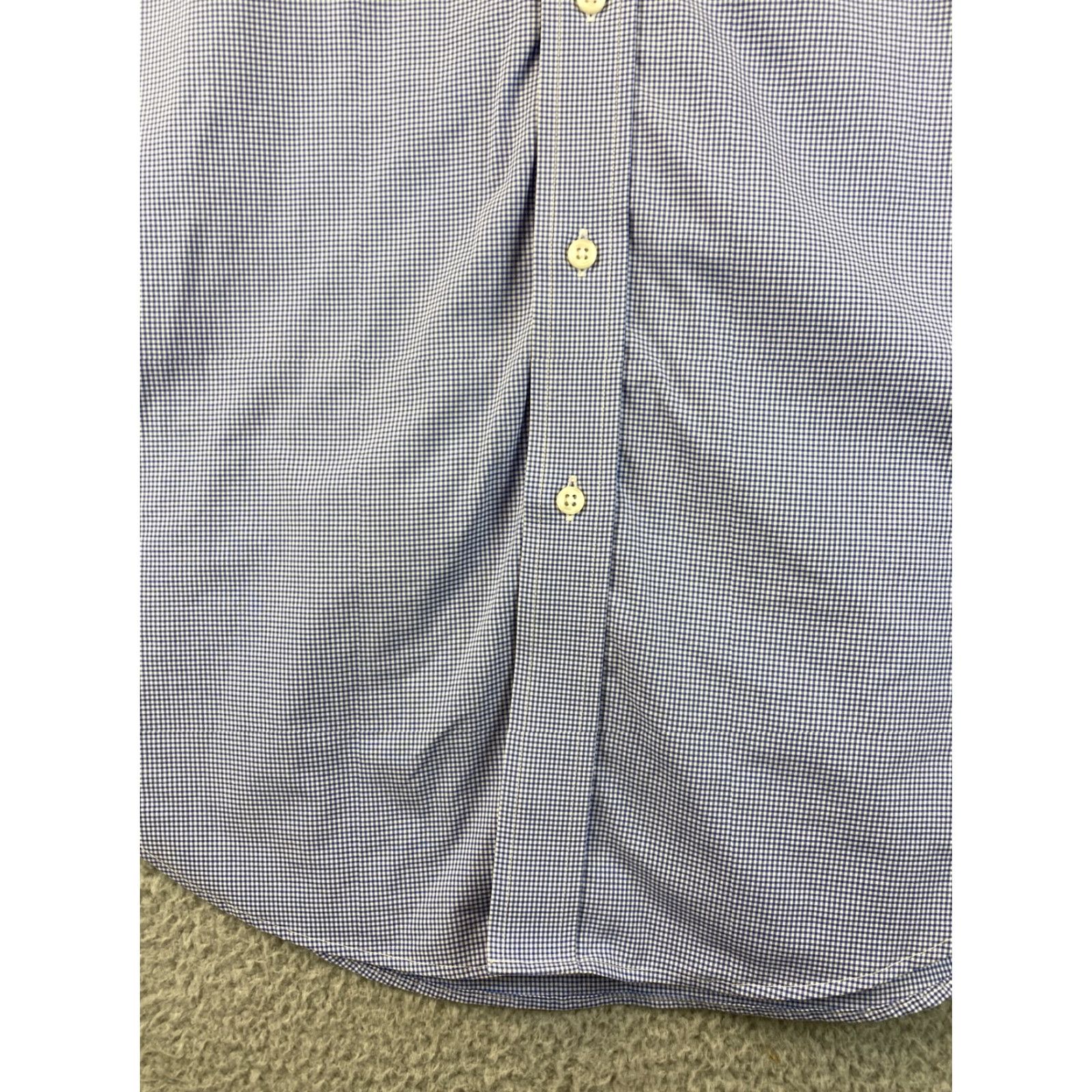 Ralph Lauren Ralph Lauren Shirt Blue/White Check Button-Up, Classic Fit, Size 16.5, Mens Size US L / EU 52-54 / 3 - 2 Thumbnail