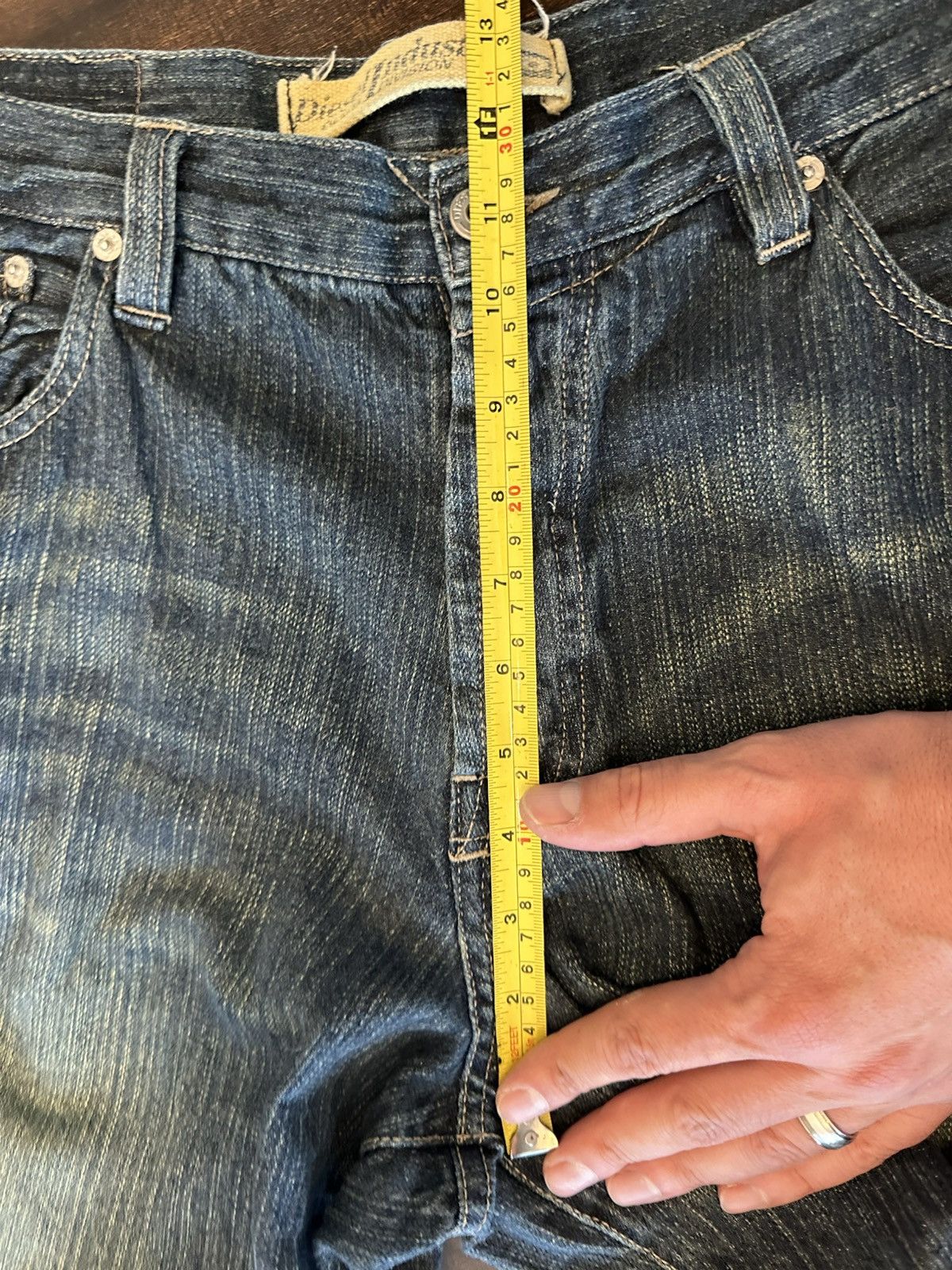 Diesel Diesel Men’s Jeans-Button Fly-Made in Italy-35x30.5-Hemmed Size US 35 - 8 Thumbnail