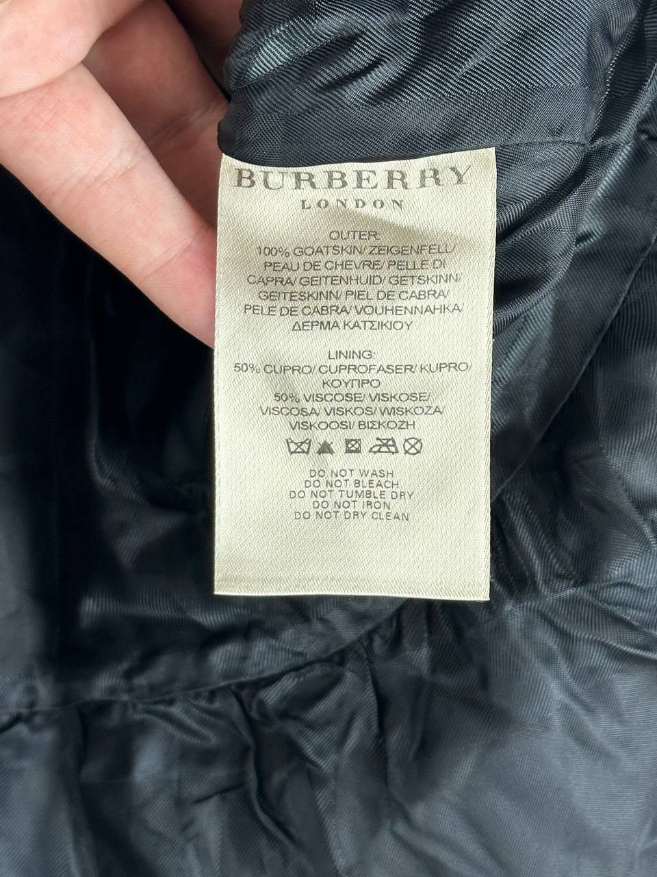 Burberry Rare Burberry Goat Skin Shine Leather Jacket Size M / US 6-8 / IT 42-44 - 11 Thumbnail