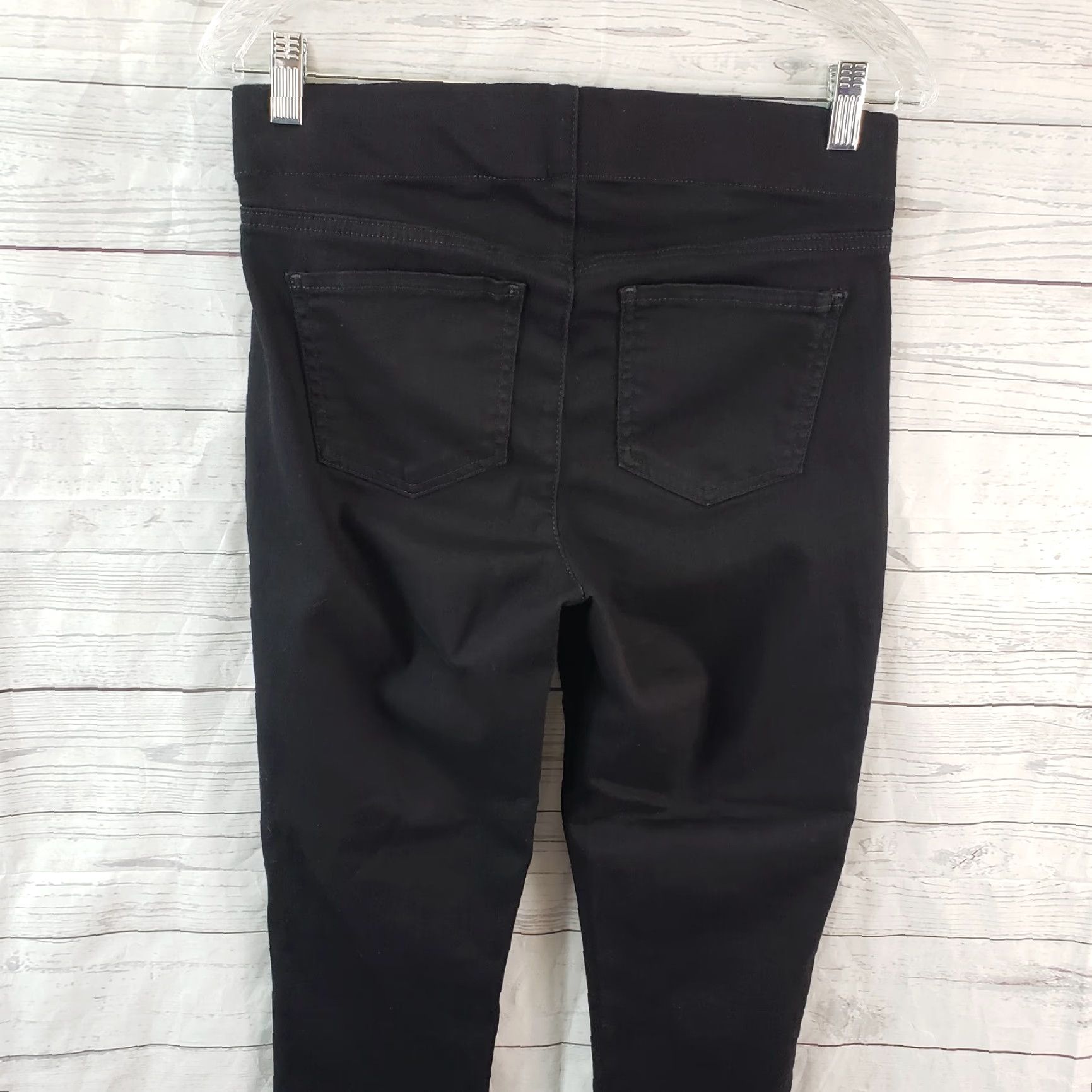 NYDJ NYDJ Womens Jeans Pull On Skinny Size 4 Black Mid Rise Denim Cotton Blend 26.5in Inseam Womens Size 27" / US 4 / IT 40 - 4 Thumbnail