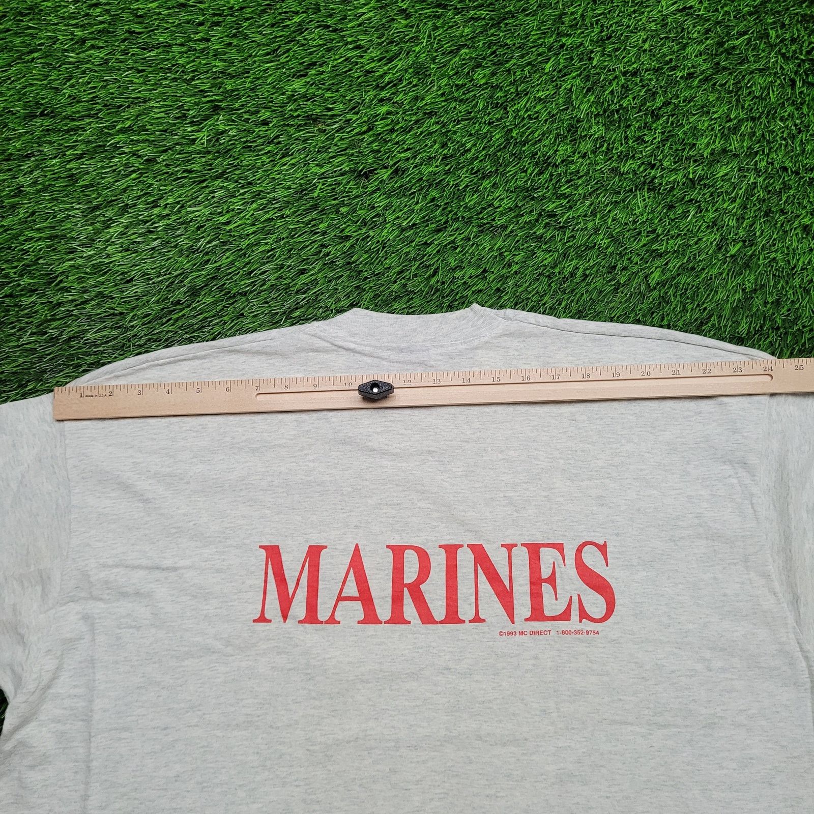 Fruit Of The Loom Vintage 1993 USMC Marines Retired T-Shirt Mens XXL USA Made Size US XXL / EU 58 / 5 - 11 Thumbnail