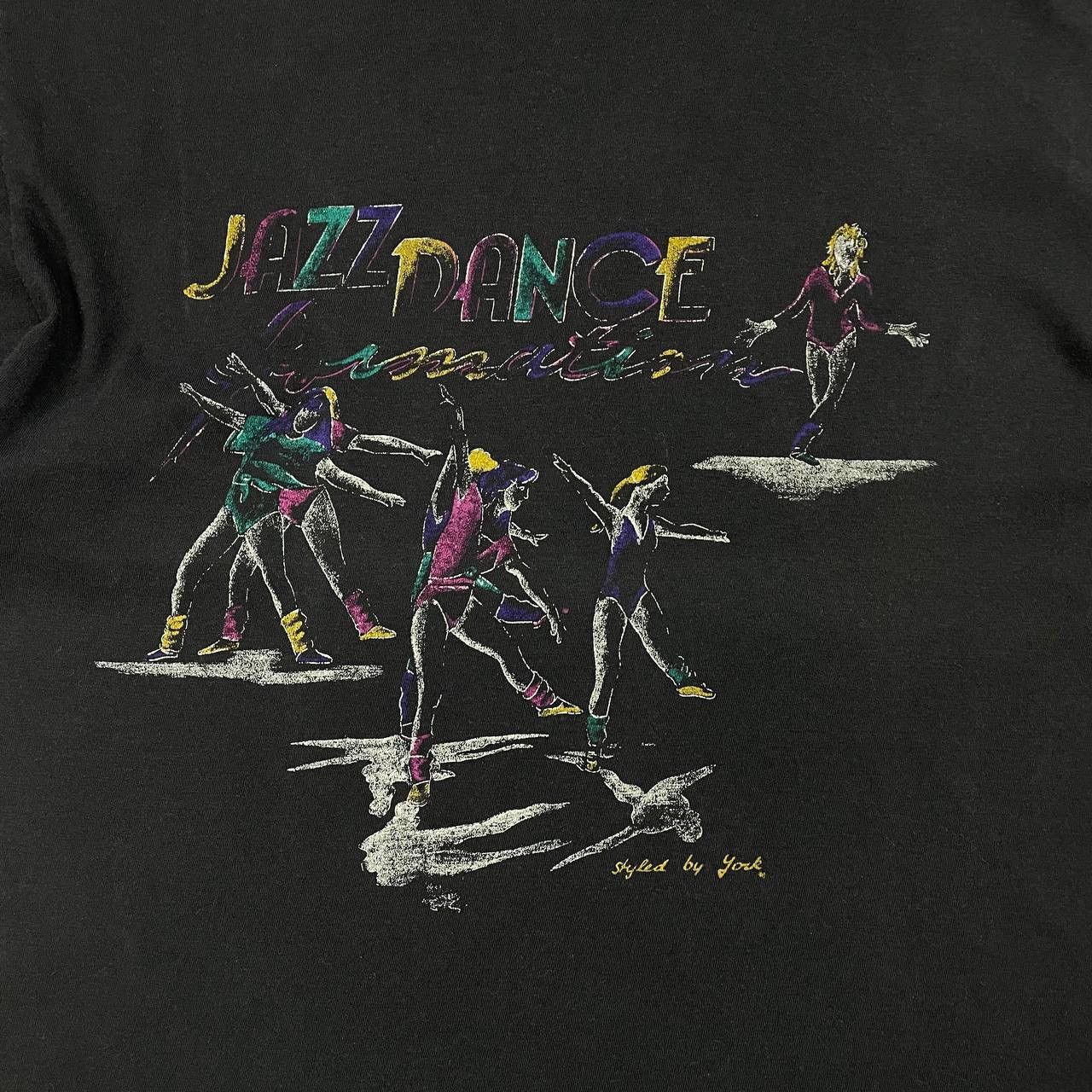 Band Tees Vintage 90s Jazz Dance Styled by York Single Stitch T Shirt Size US S / EU 44-46 / 1 - 7 Thumbnail