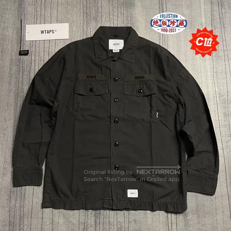 Wtaps Wash two bags of heavy water and work long-sleeved s