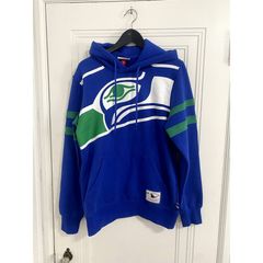 Mitchell & Ness NWT Seattle Seahawks Retro Design Hoodie