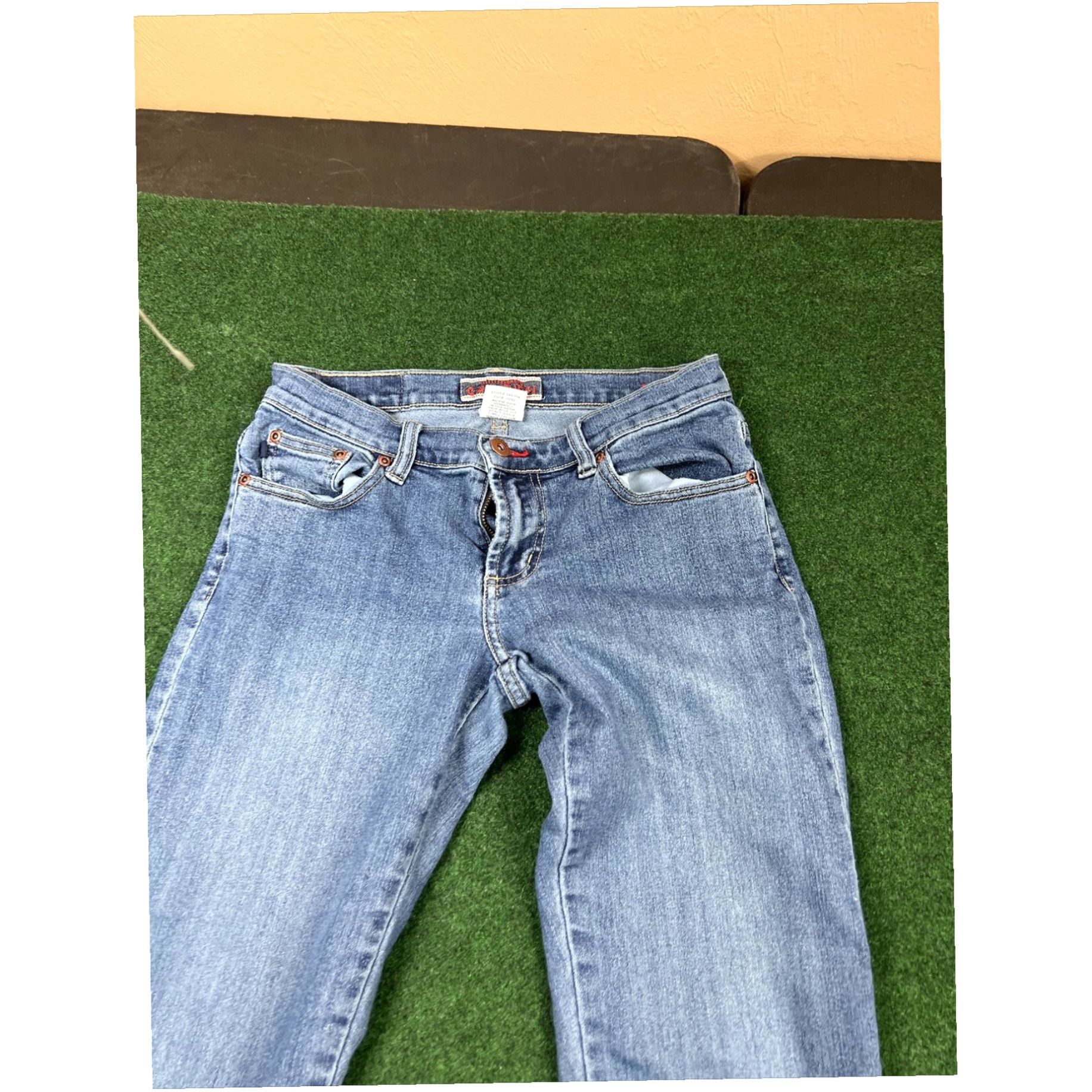 Vintage Vintage 90s Z Cavaricci Jeans Bootcut Blue Womens Size 5 Measure 26x25 Size 27" / US 4 / IT 40 - 6 Thumbnail