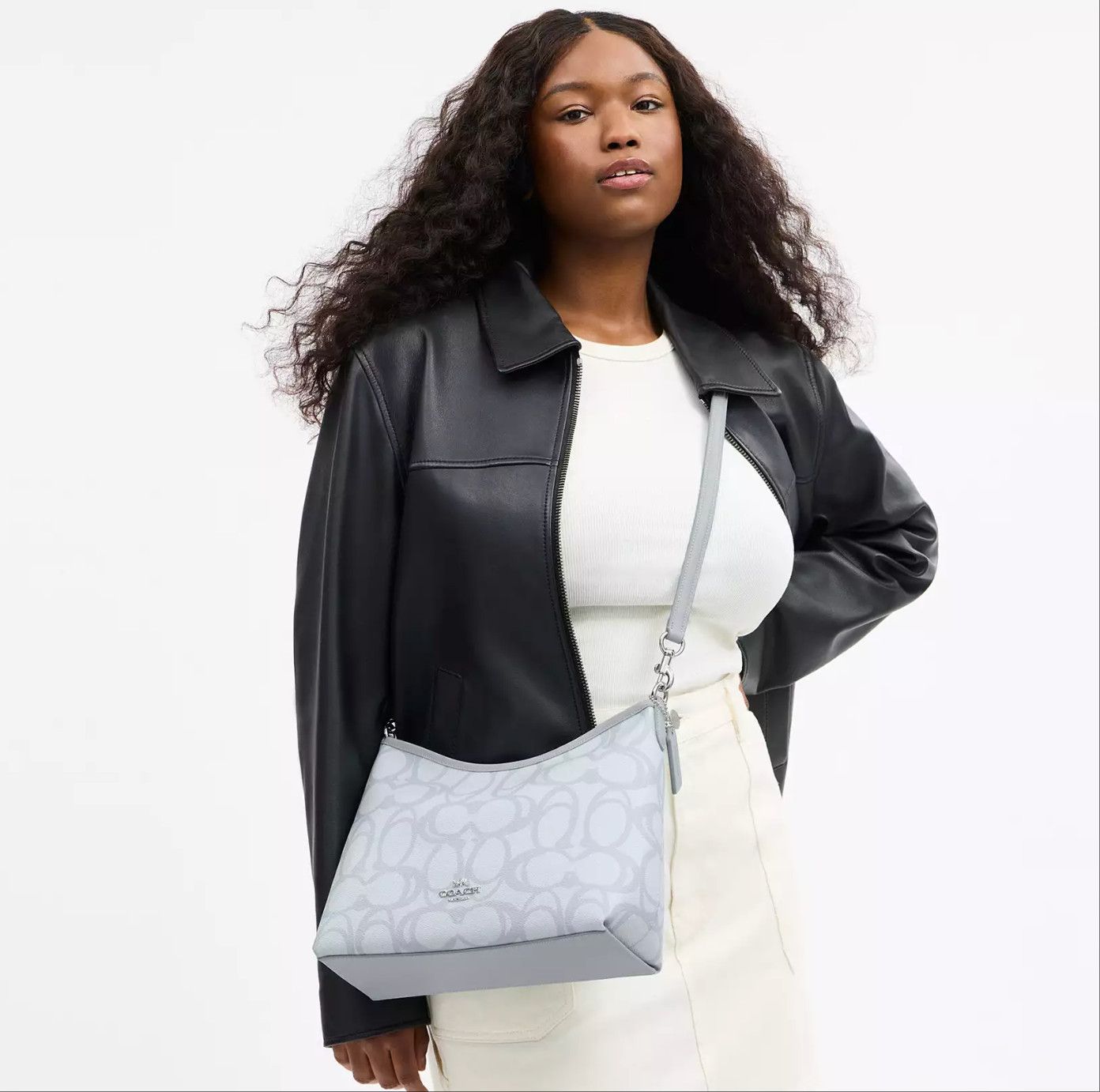 Coach Laurel Shoulder Bag In Sketch Signature Canvas CBH87 Size ONE SIZE - 11 Thumbnail