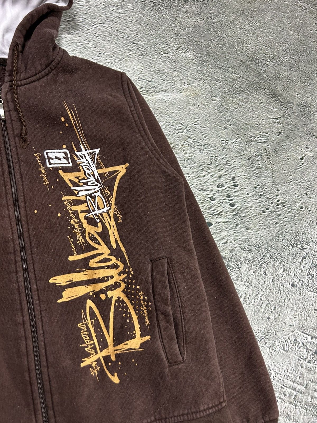 Billabong Billabong zip hoodie vintage brown Y2K big logo Size US S / EU 44-46 / 1 - 2 Thumbnail