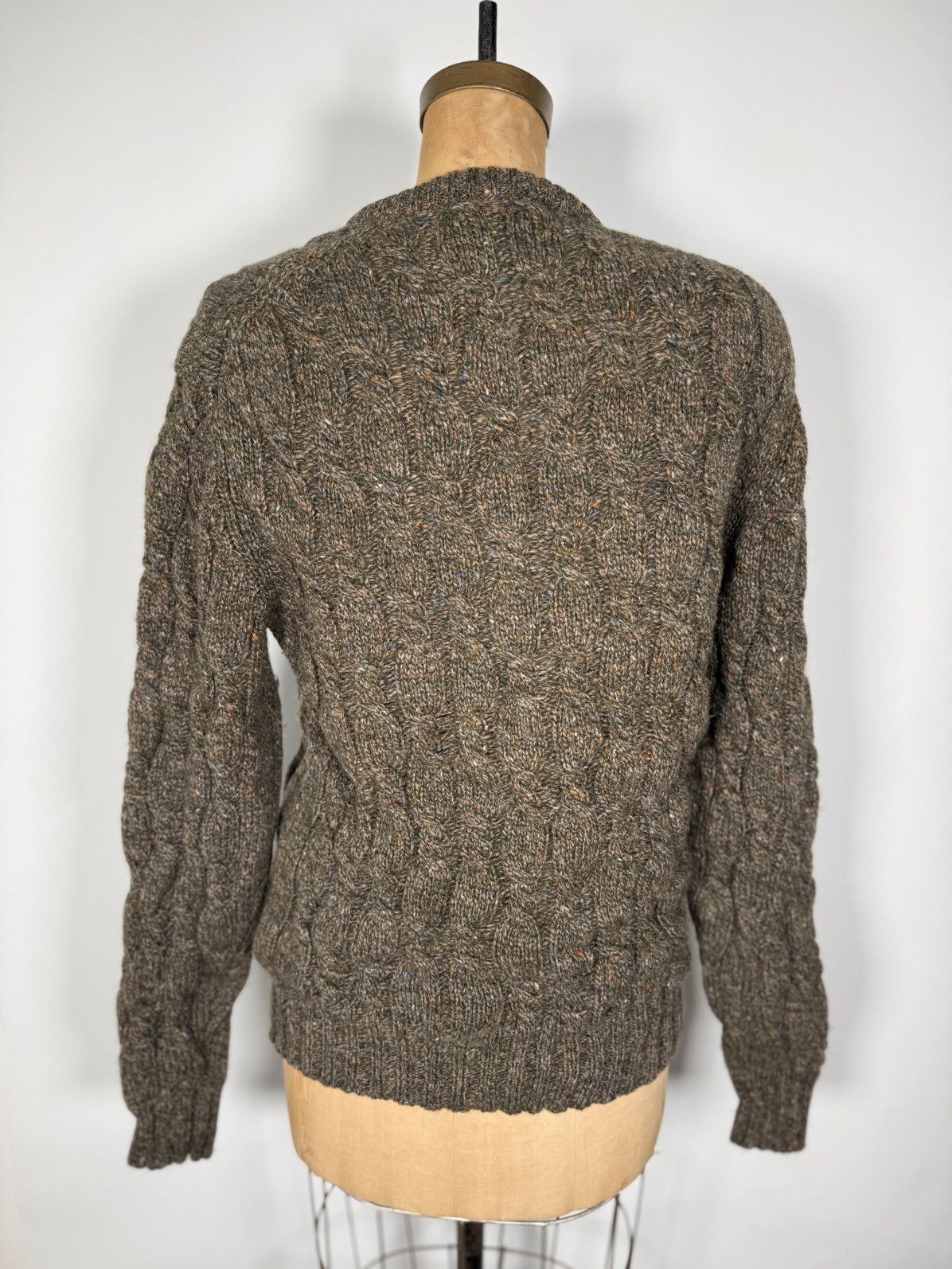 Chaps Ralph Lauren Vintage 80s Chaps Ralph Lauren Cable Knit Wool Sweater Size XL / US 12-14 / IT 48-50 - 2 Thumbnail
