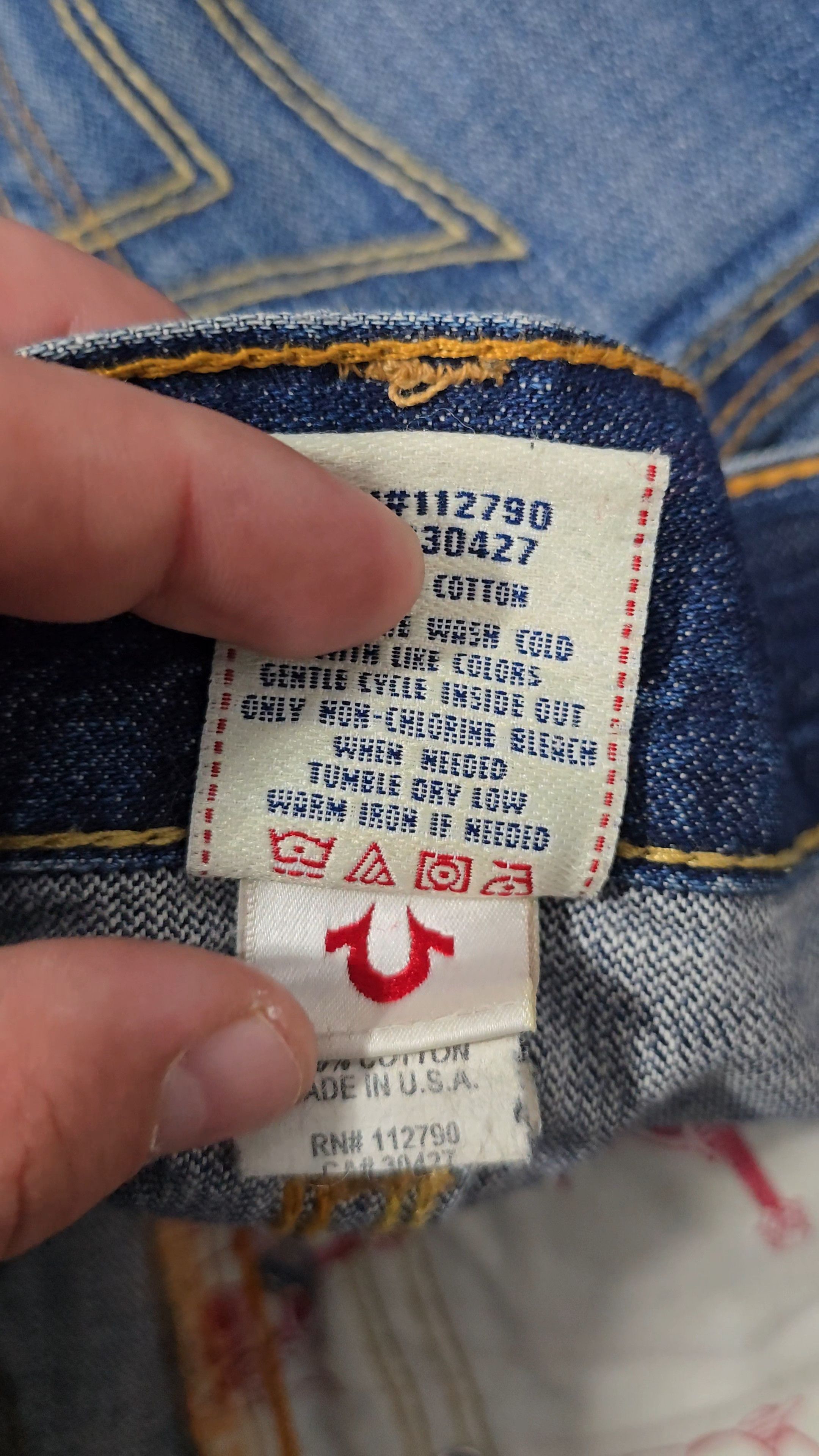 True Religion TRUE True Religion VINTAGE ,Bobby QT jeans w33 made in USA Size US 33 - 12 Thumbnail