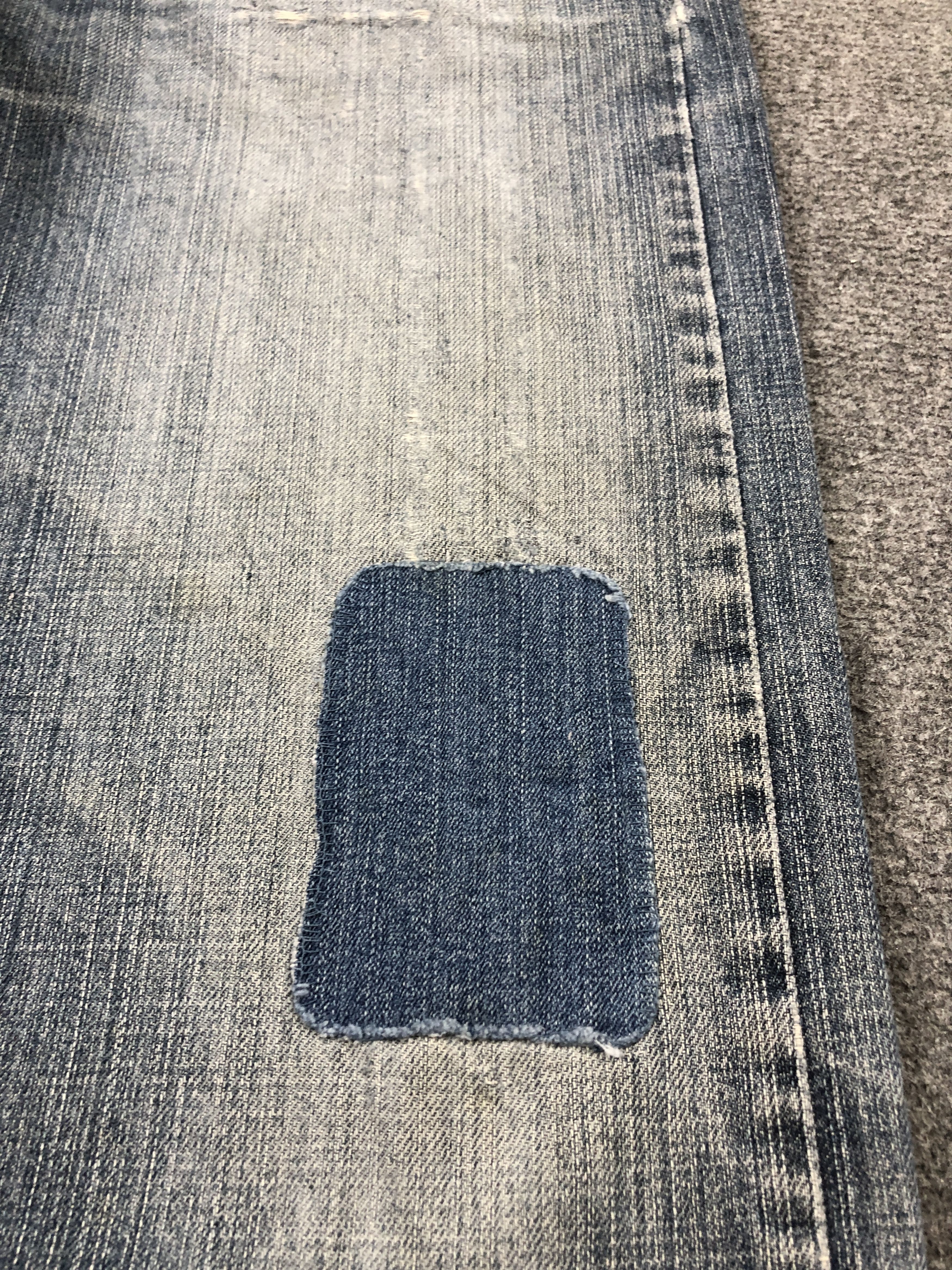 Levi's Vintage Levis 505 Patches Work Distressed Jeans DP2453 Size US 33 - 11 Thumbnail