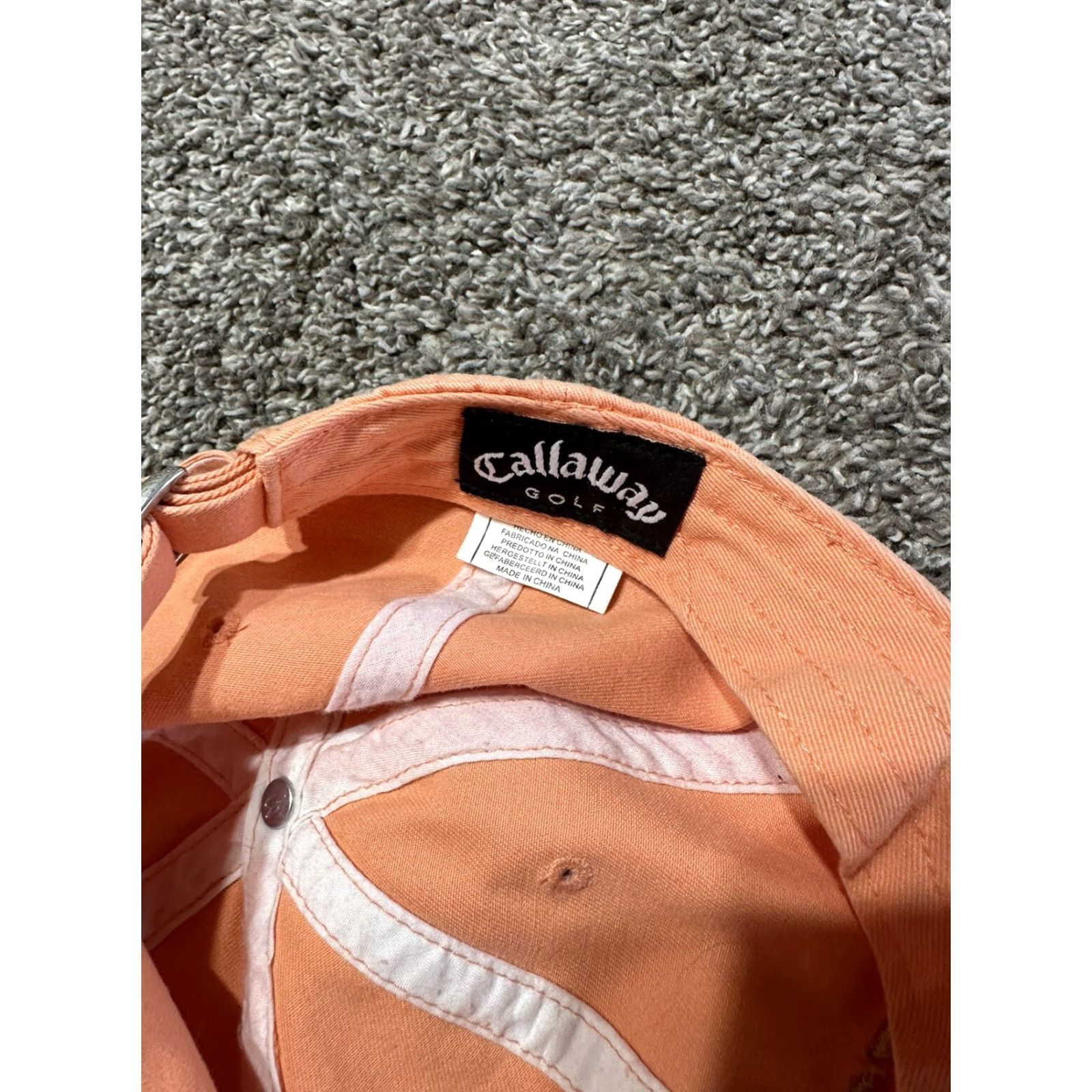 Callaway Callaway Golf Womens Hat Orange One Size Adjustable Size ONE SIZE - 4 Thumbnail