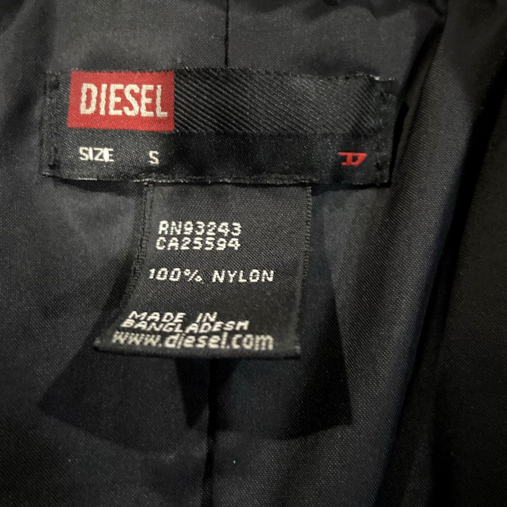 Diesel Diesel Womens Collared Puffer Jacket Size S Black Size S / US 4 / IT 40 - 8 Thumbnail
