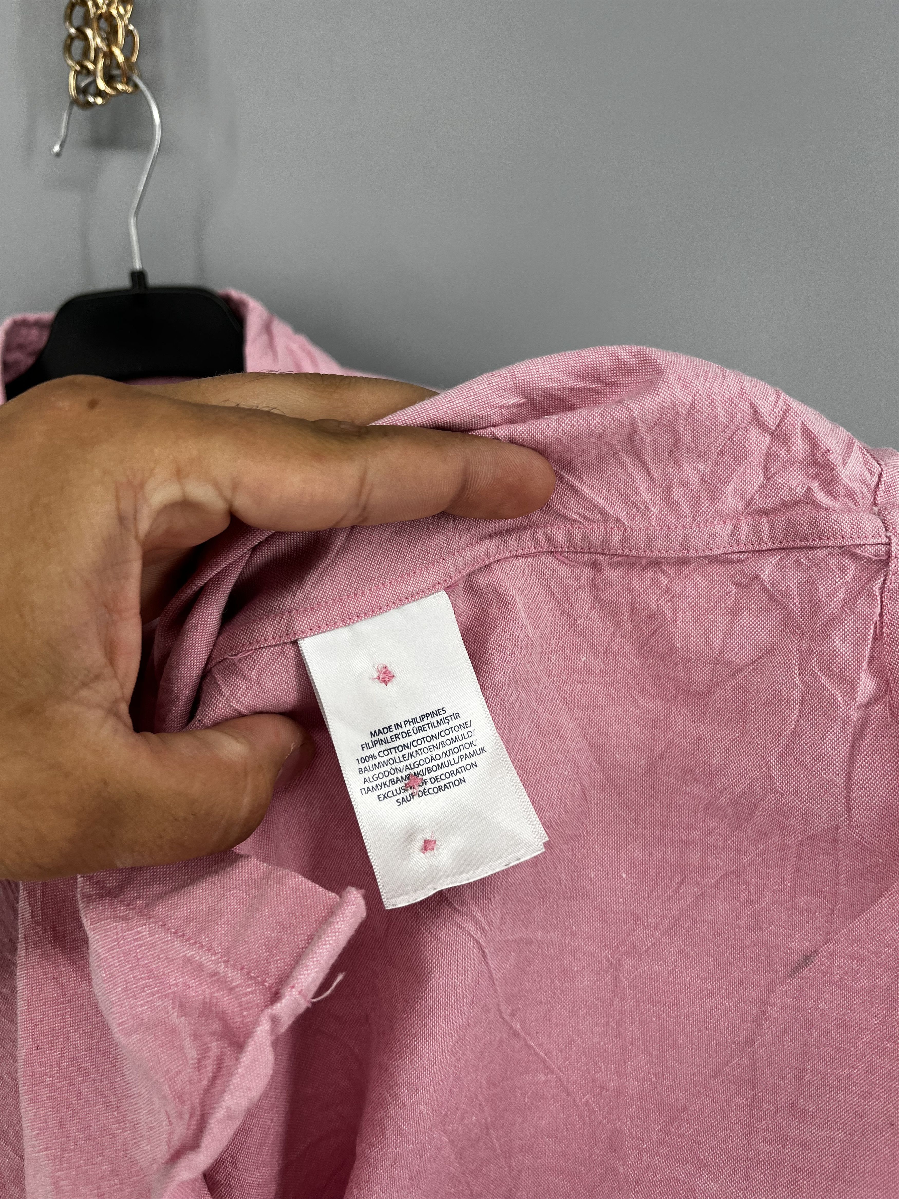 Polo Ralph Lauren Vintage Pink Shirt Polo Ralph Lauren Size S Rare Size US S / EU 44-46 / 1 - 8 Thumbnail