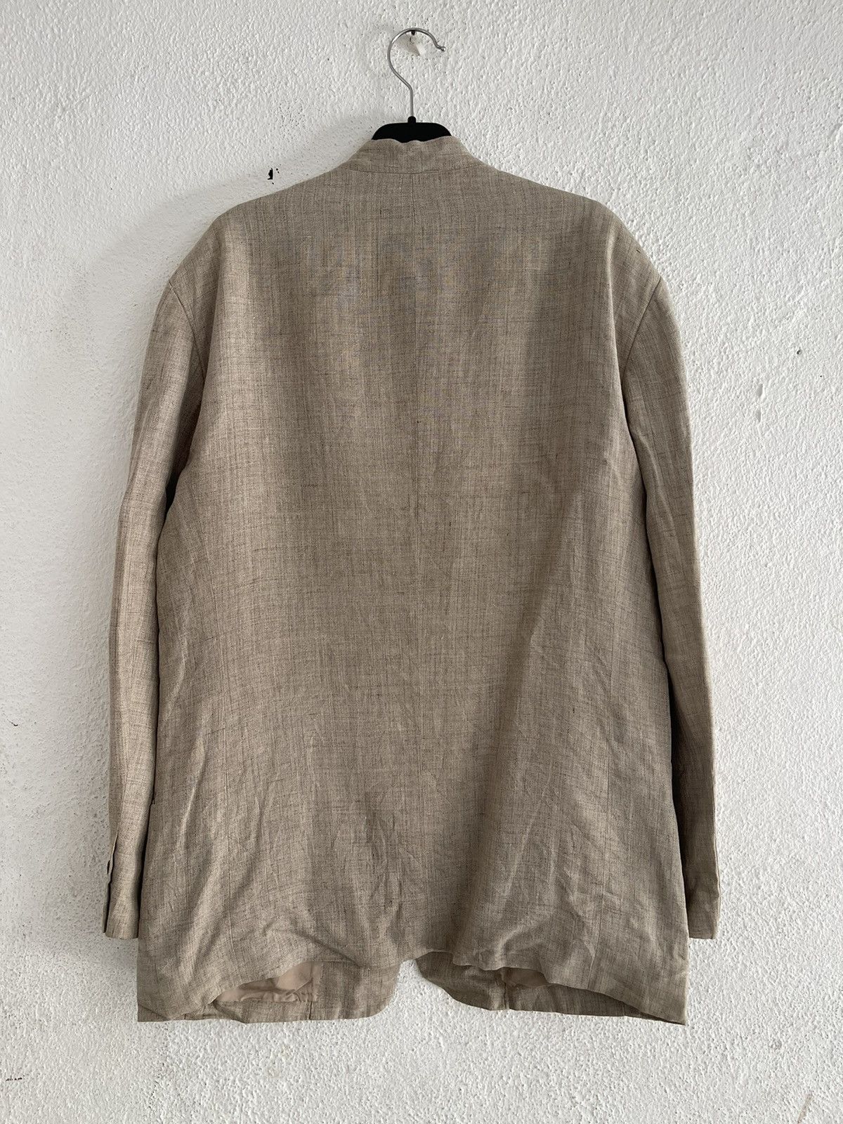 Issey Miyake Issey Miyake Linen Jacket Mandarin Collar 3 Pocket Size US M / EU 48-50 / 2 - 3 Thumbnail