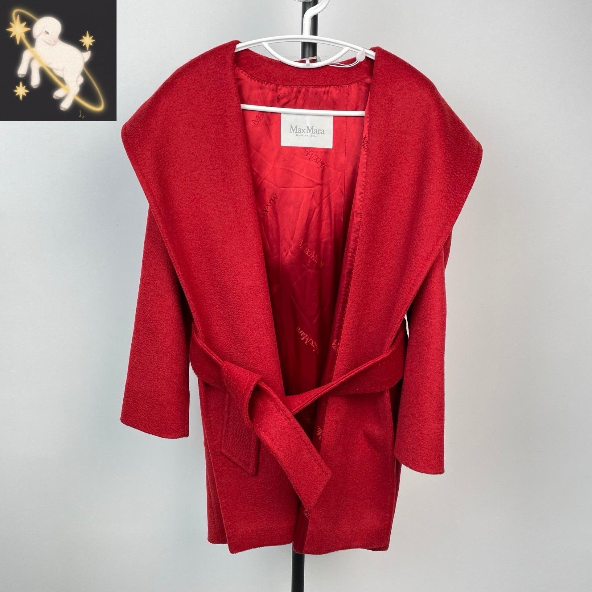 Max Mara Max Mara Red Coat 36 Women Size S / US 4 / IT 40 - 1 Thumbnail