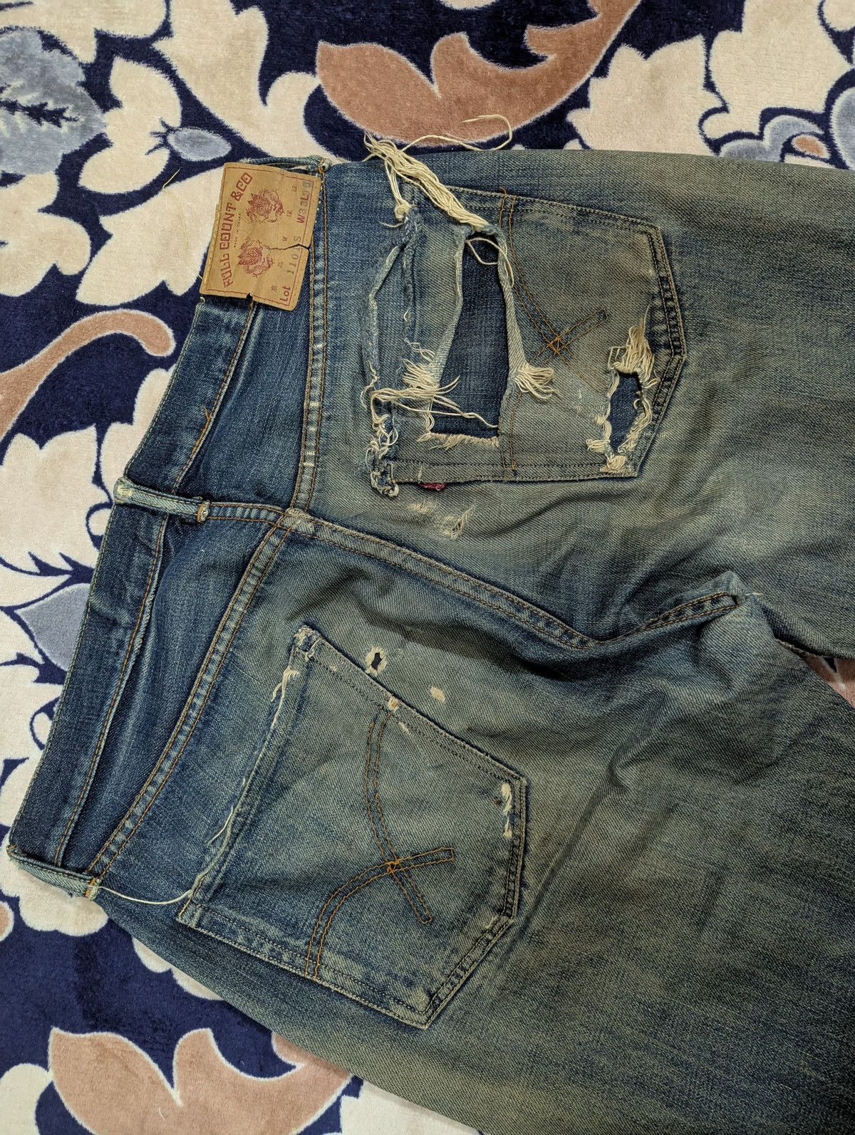 Full Count & Co. Full Count Selvedge Denim Destress Size US 34 / EU 50 - 8 Thumbnail
