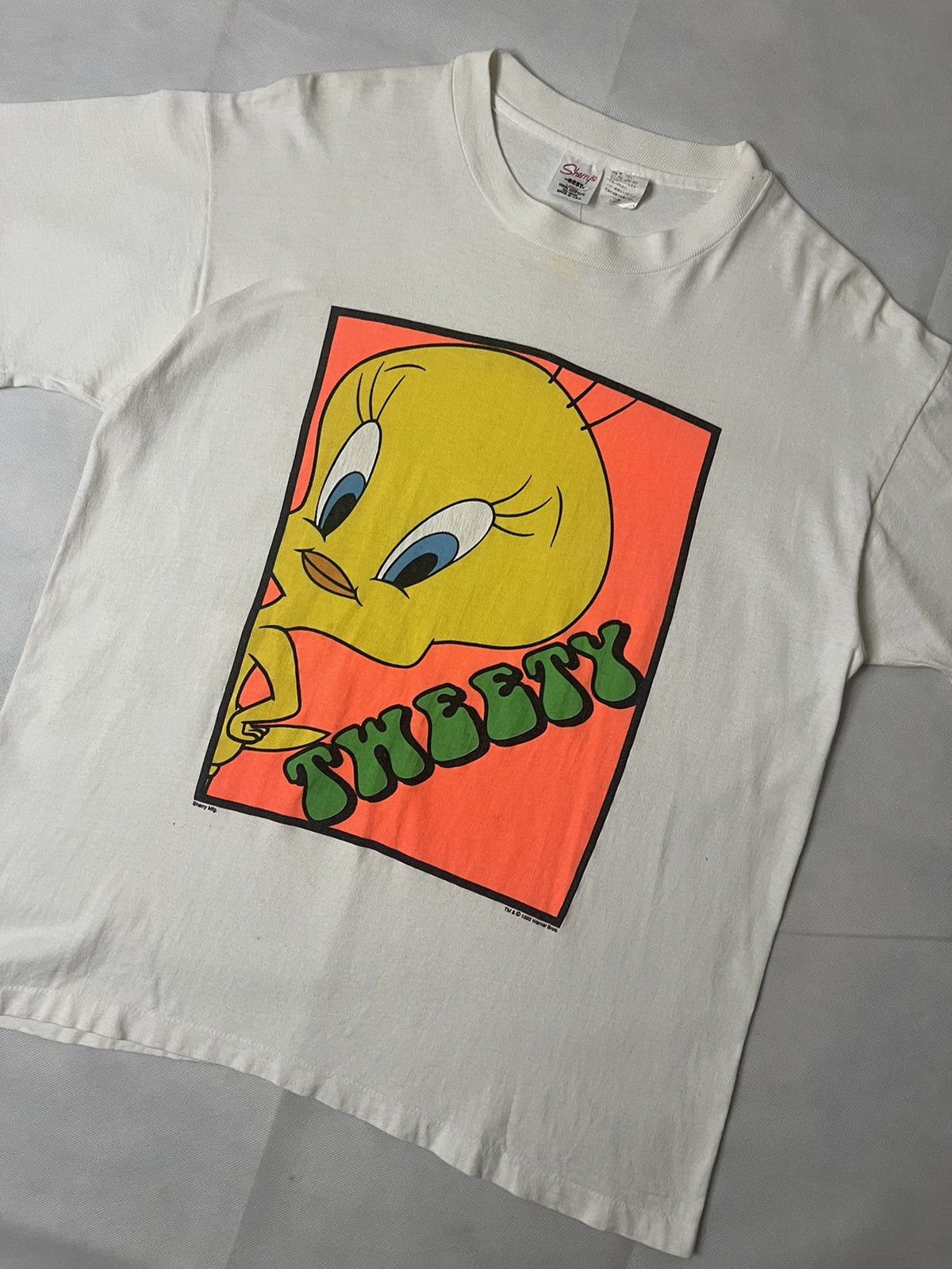Vintage × Warner Bros Vintage 93's Tweety Bird Warner Bros Cartoon Tees Size US L / EU 52-54 / 3 - 9 Thumbnail