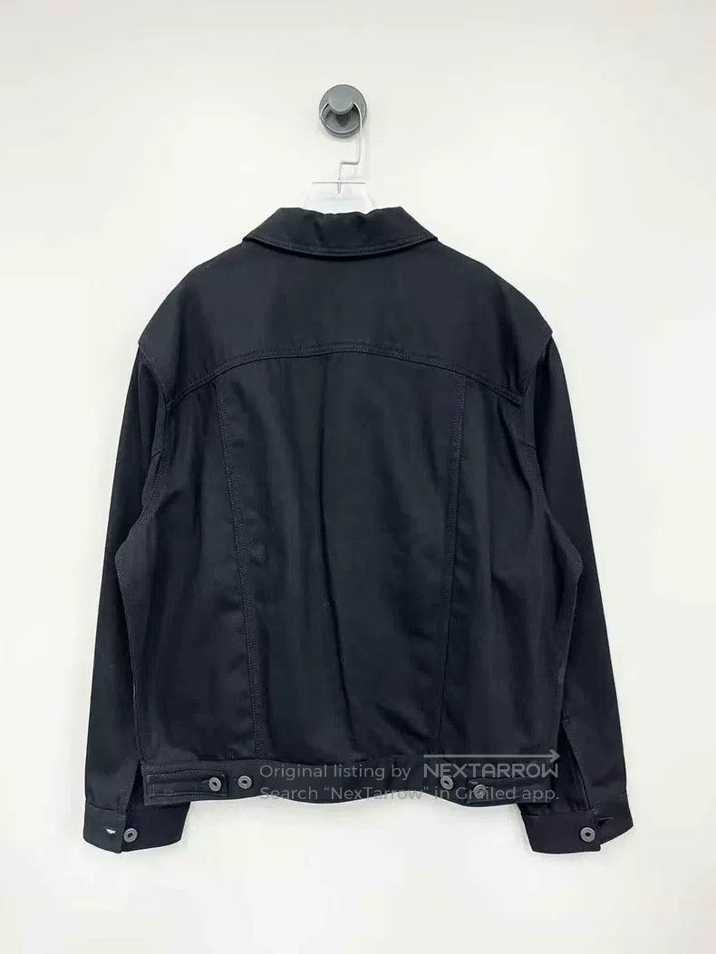 Valentino Valentino Black letter denim jacket jacket Size US 30 / EU 46 - 2 Thumbnail