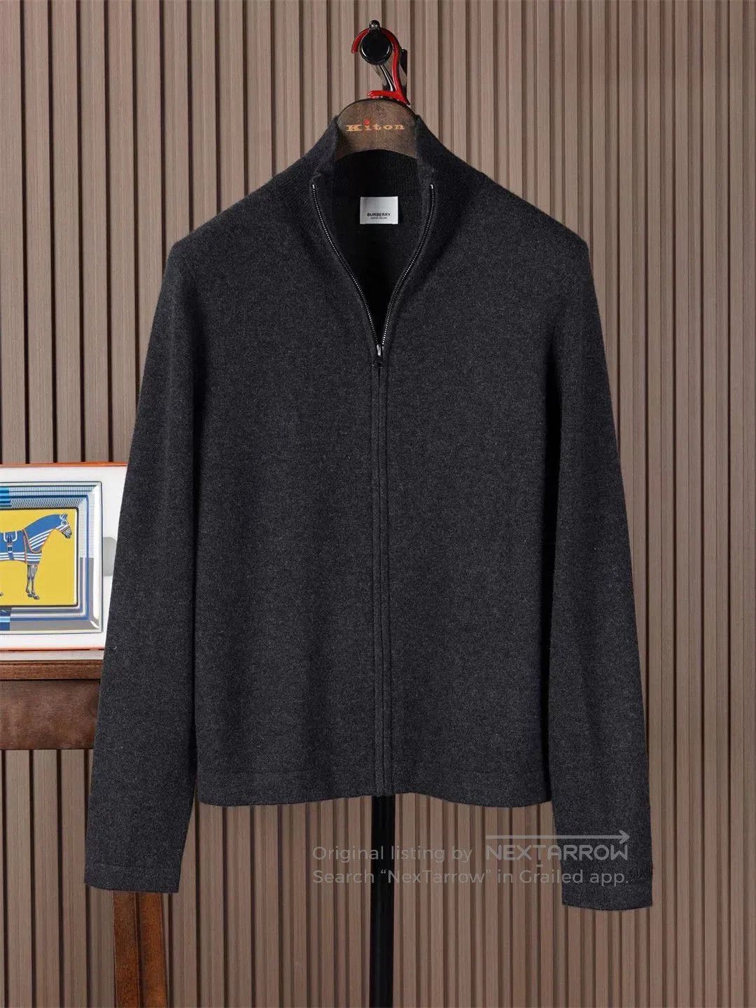 Burberry Burberry Men's Cashmere Knitted Cardigan. Size US S / EU 44-46 / 1 - 1 Thumbnail