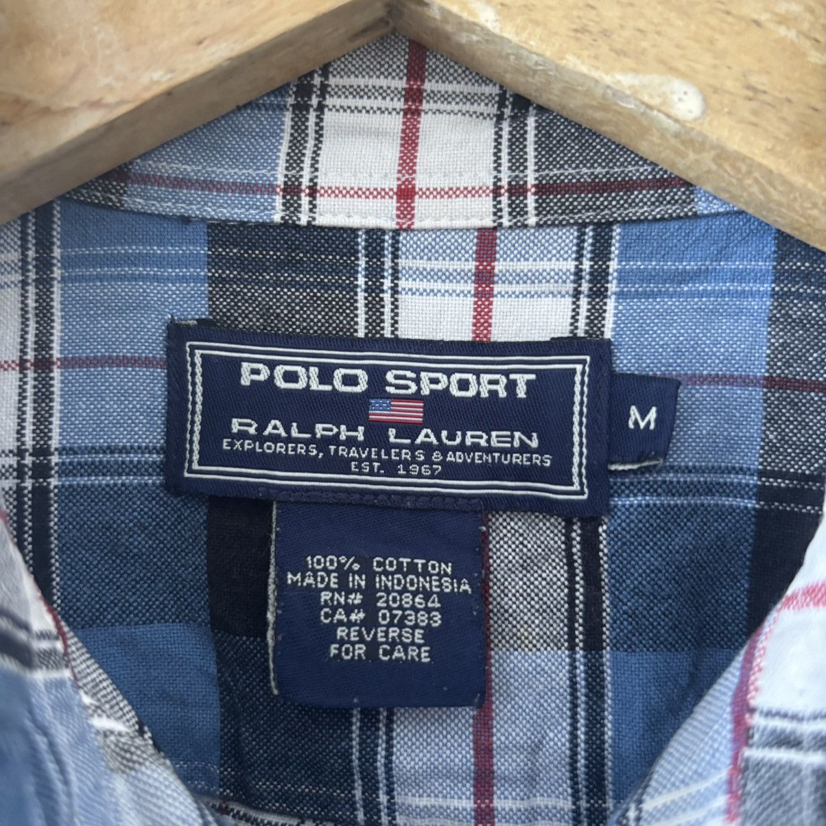 Polo Ralph Lauren Vintage Polo Sport Ralph Lauren Flannel Shirts Size US M / EU 48-50 / 2 - 5 Thumbnail