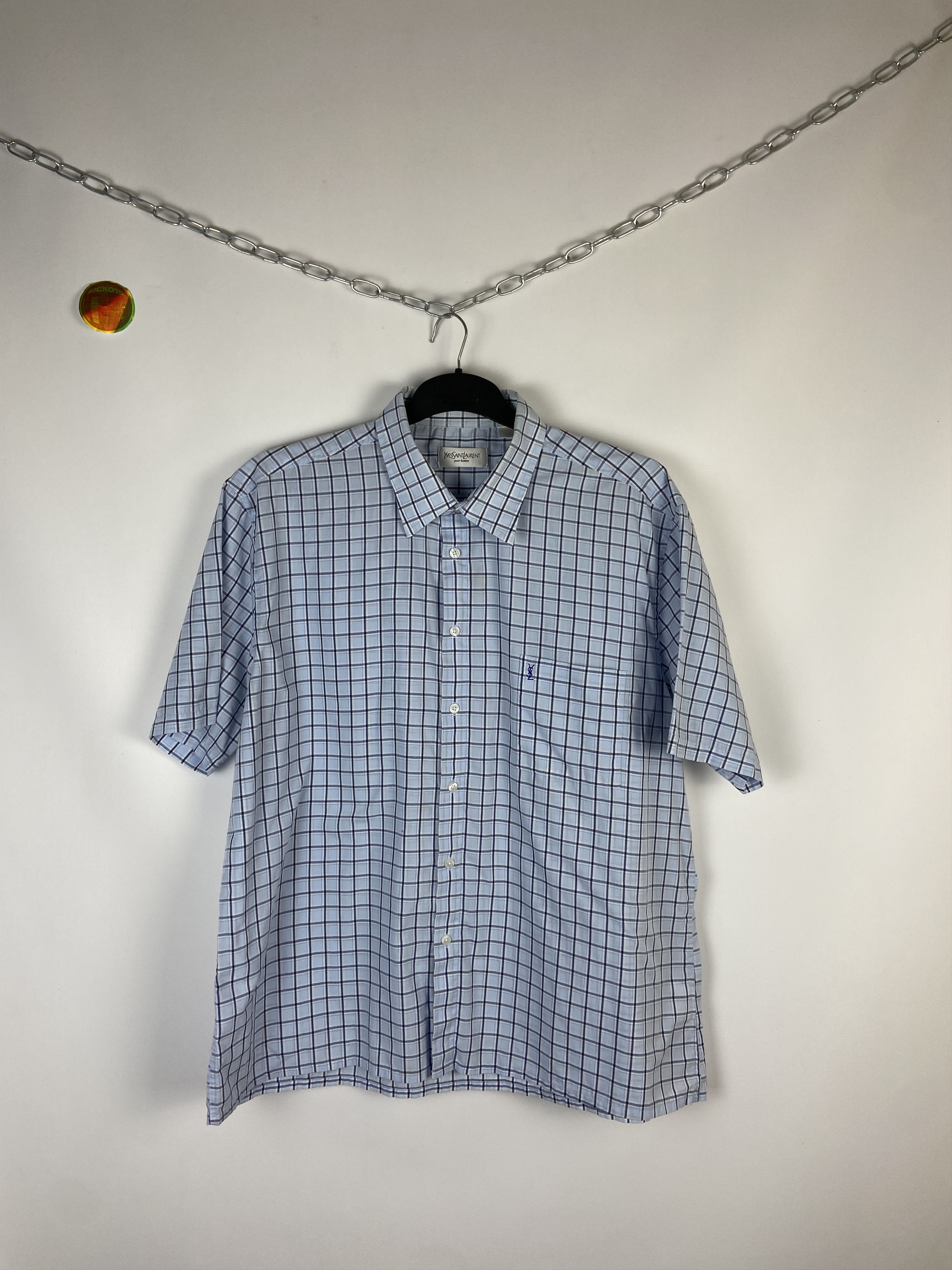 Vintage Vintage YvesSaintLaurent Ysl Pour Homme Shirt Size US XXL / EU 58 / 5 - 1 Thumbnail