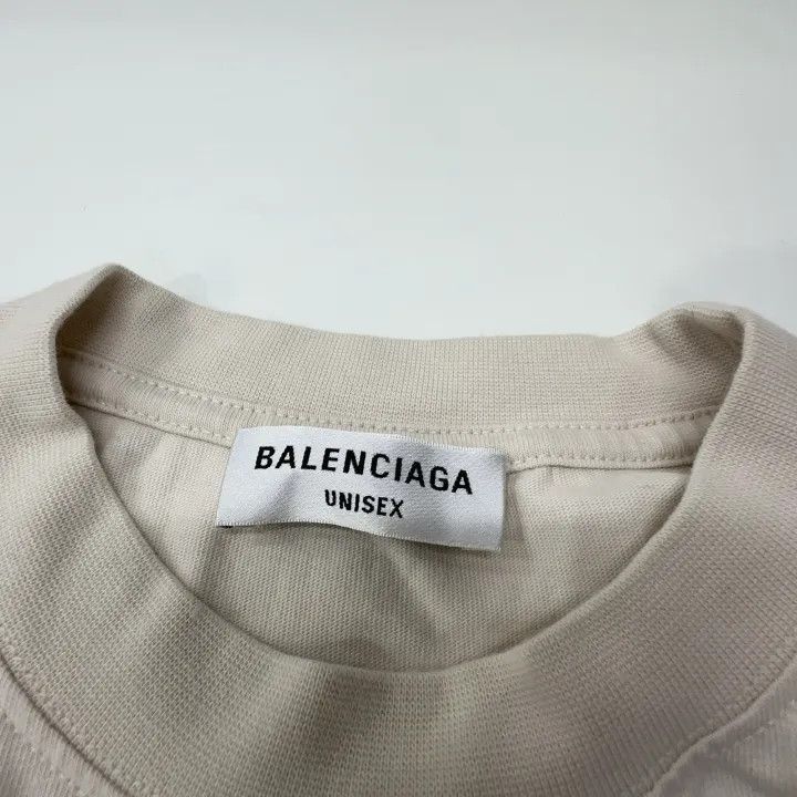 Balenciaga Balenciaga Logo Embroidered T-Shirt for Women 0079-2507 Size S / US 4 / IT 40 - 3 Thumbnail