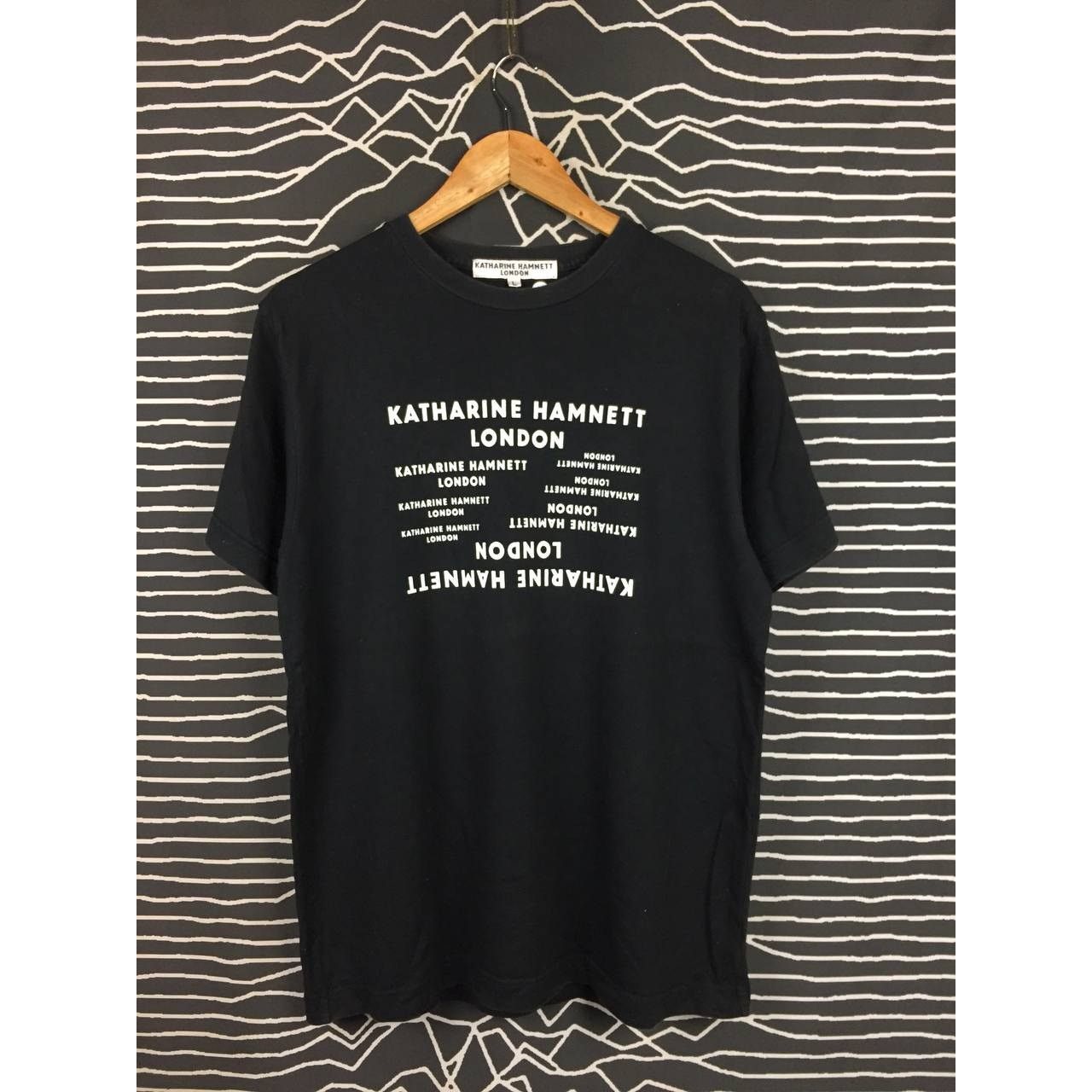 Designer × Katharine Hamnett London × Vintage Vtg Katharine Hamnett London Spell Out Tee Size US L / EU 52-54 / 3 - 1 Thumbnail