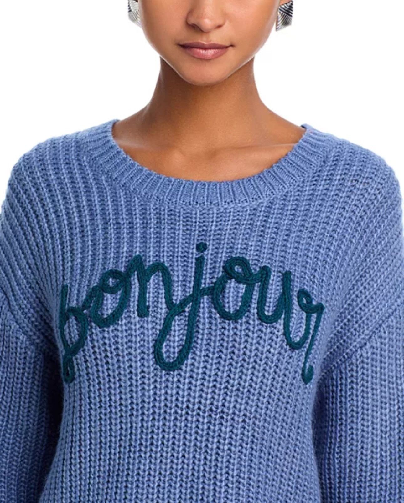 Cinq a Sept Cinq à Sept Bonjour Blue Knit Sweater Size S / US 4 / IT 40 - 1 Thumbnail