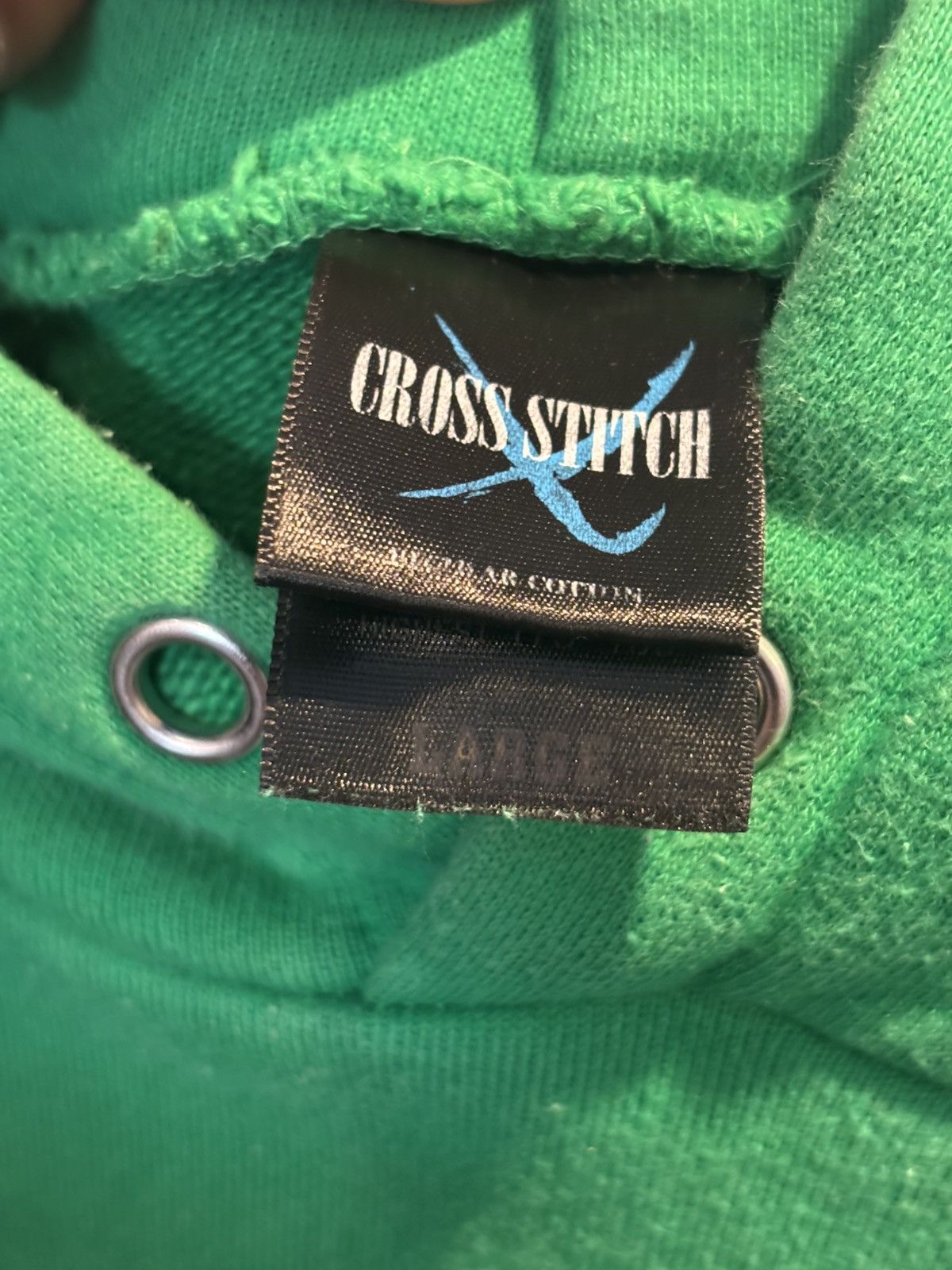 Japanese Brand Green Tokyo French Terry Hoodie 🍀 Size US L / EU 52-54 / 3 - 6 Thumbnail