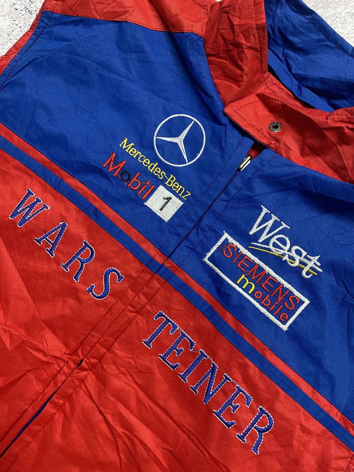 Marlboro × Vintage Marlboro Mercedes Benz West Honda Racing Reversible Vest Size US XL / EU 56 / 4 - 10 Thumbnail