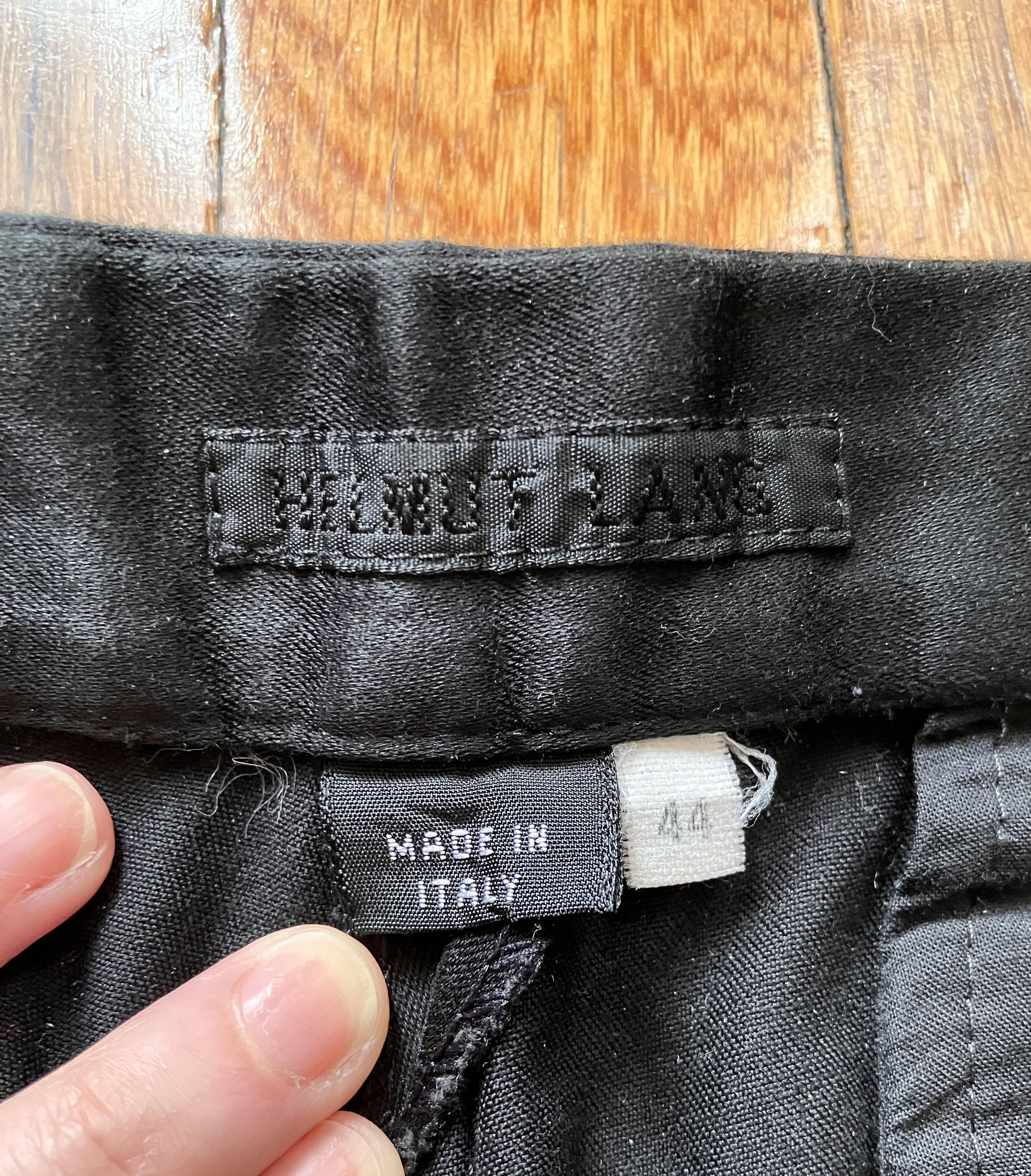 Helmut Lang Helmut Lang archival 90s cotton sateen tailored pants 30" Size 30" / US 8 / IT 44 - 3 Thumbnail
