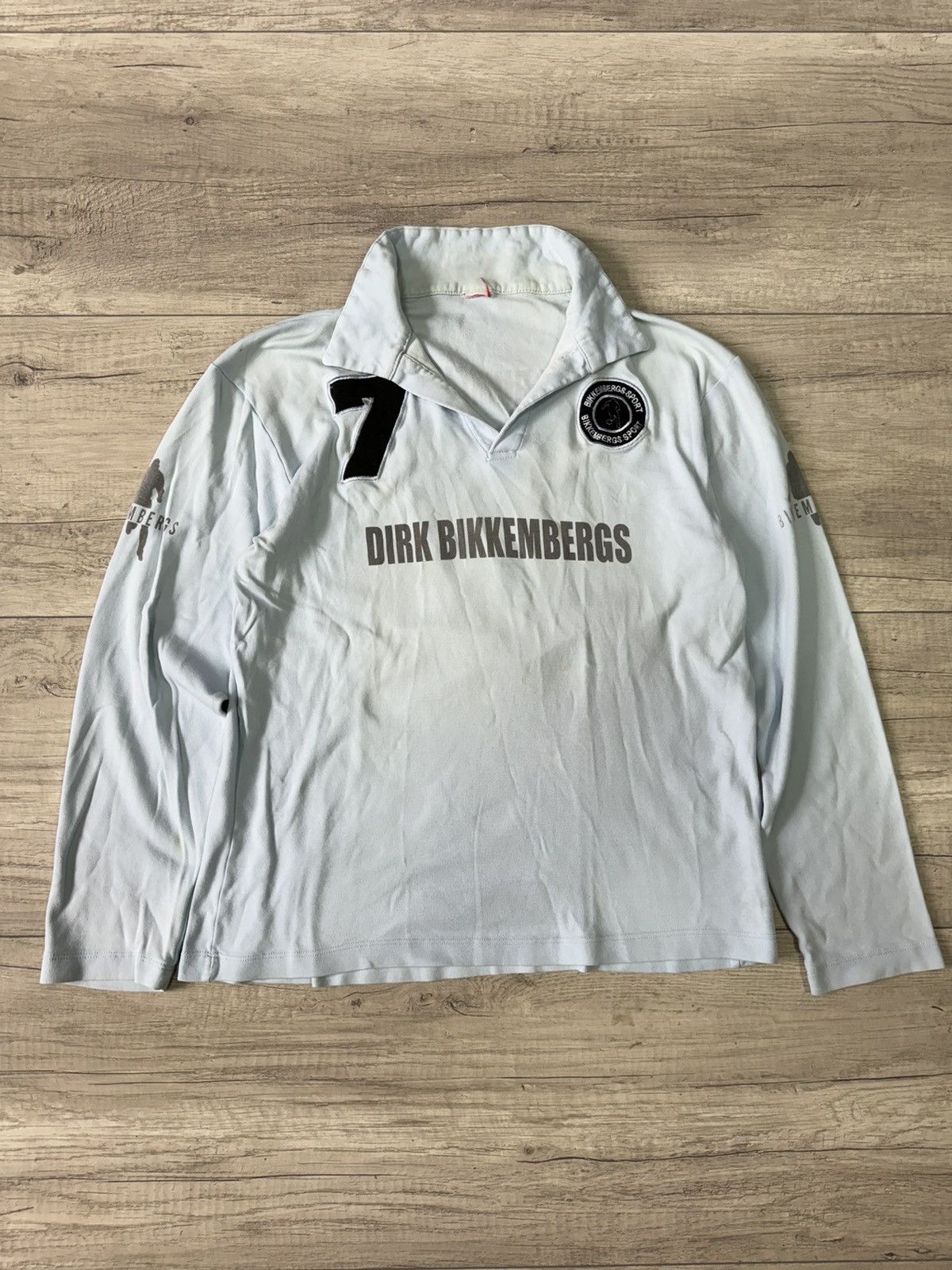 Dirk Bikkembergs Archival Dirk Bikkembergs Vintage Football Sport Rugby Shirt Size US M / EU 48-50 / 2 - 1 Thumbnail