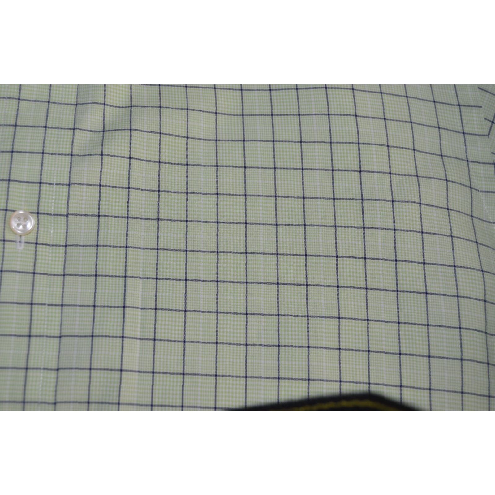 Polo Ralph Lauren VINTAGE Polo Ralph Lauren Regent Custom Fit Green Plaid Button Up Shirt Mens 15.5 34/35 Shirt Size US L / EU 52-54 / 3 - 5 Thumbnail