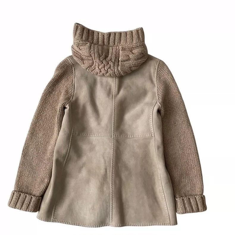 Loro Piana LORO PIANA Cashmere and suede coat, hooded coat 100% cashm Size M / US 6-8 / IT 42-44 - 3 Thumbnail