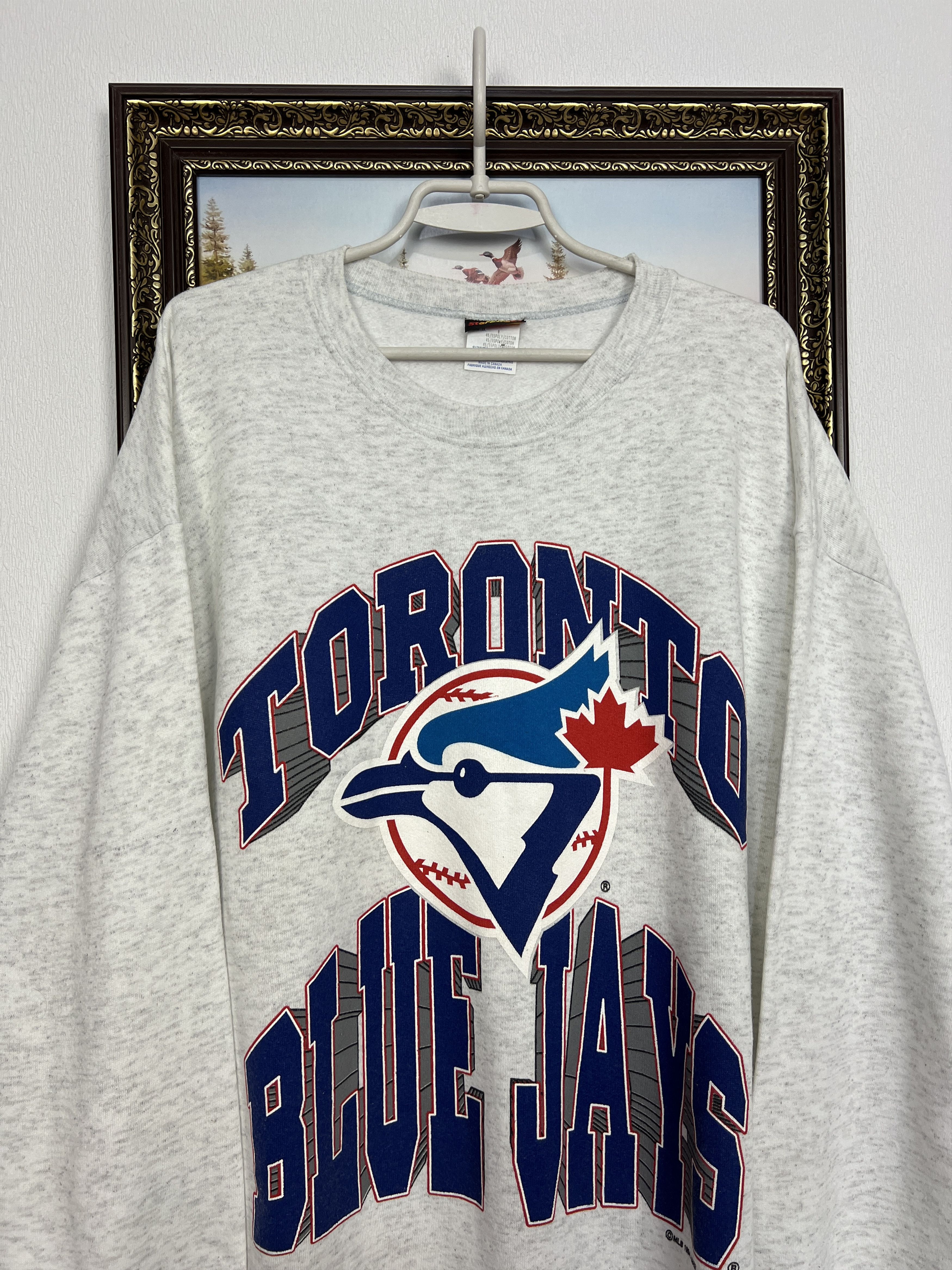 Vintage Toronto Jays Sweatshirt Over Print Crewneck Track Top Size US XXL / EU 58 / 5 - 2 Thumbnail