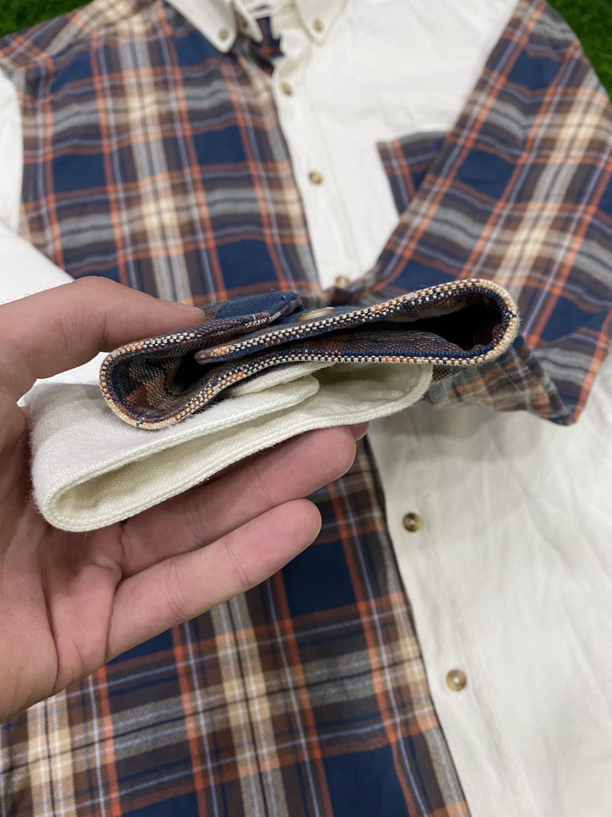 foret Foret Studio Split Buttom Up Split Check Shirt Size US XL / EU 56 / 4 - 4 Thumbnail