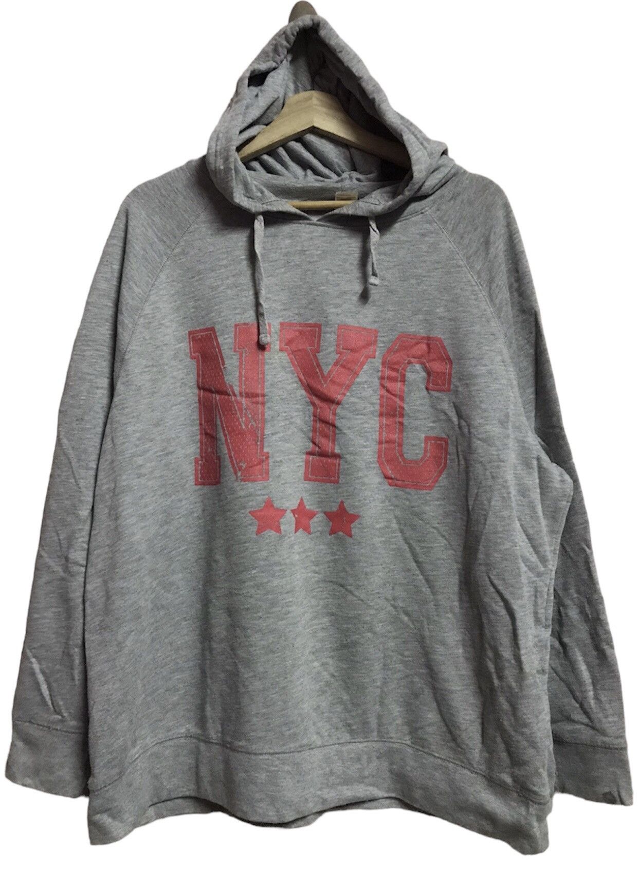 The Unbranded Brand NYC Hoodie Big Logo Pullover Size US XL / EU 56 / 4 - 1 Thumbnail