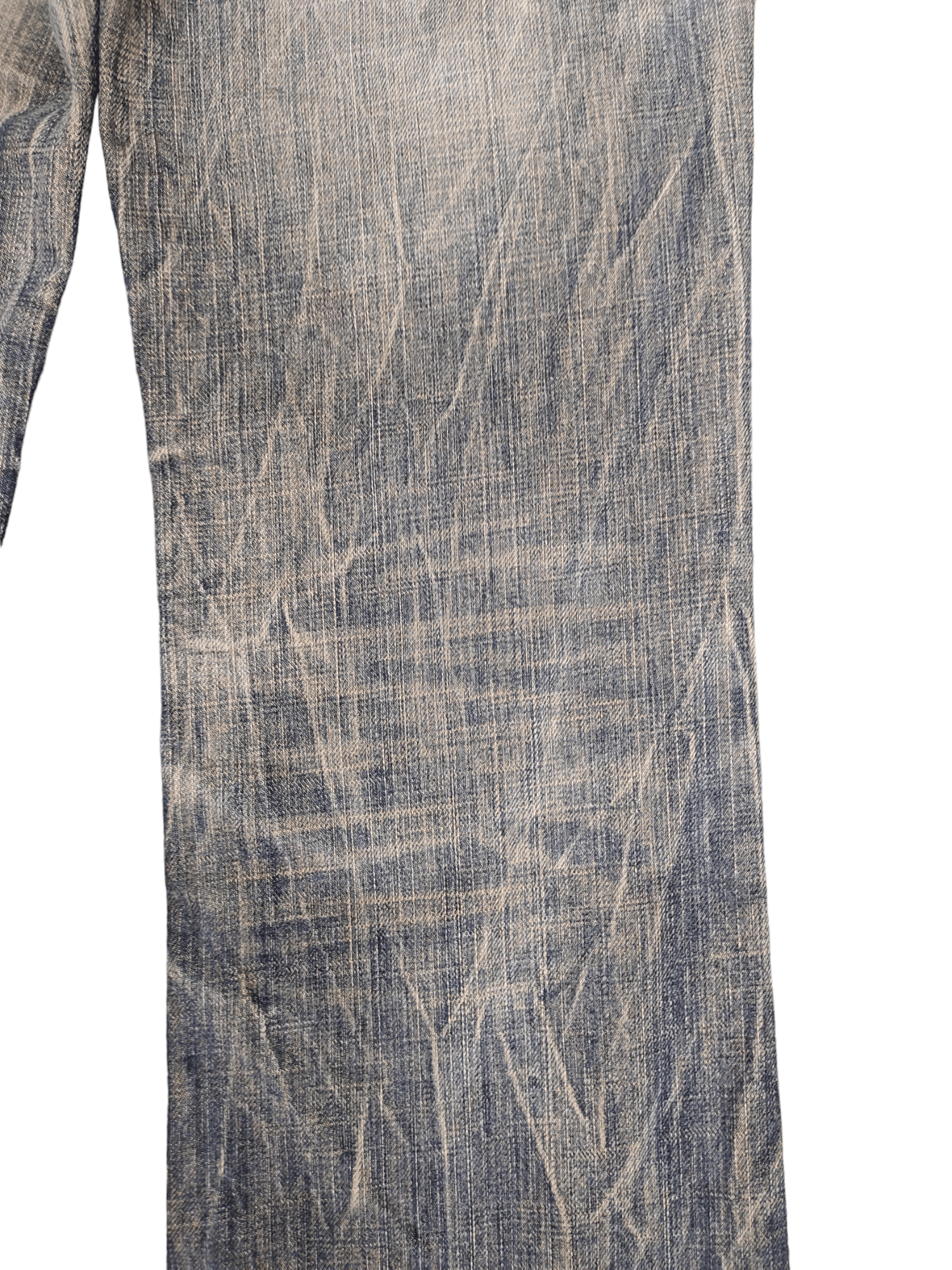 If Six Was Nine Flare Jeans Studio RP Lace Pocket Faded Bootcut Jpg Style Size US 27 - 16 Thumbnail