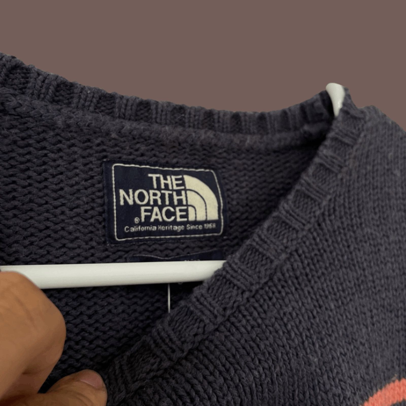 The North Face VTG Wool Sweater | The North Face Stripe Purple | Archive Size S / US 4 / IT 40 - 4 Thumbnail