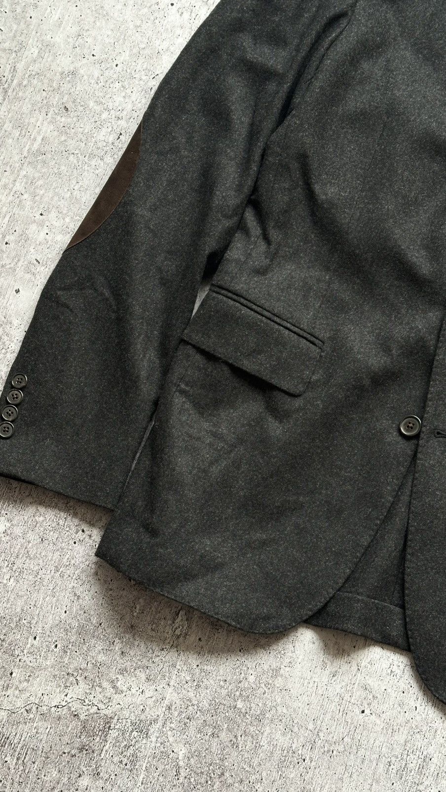 Polo Ralph Lauren Polo Ralph Lauren Wool Blazer With Suede Size 38R - 5 Thumbnail