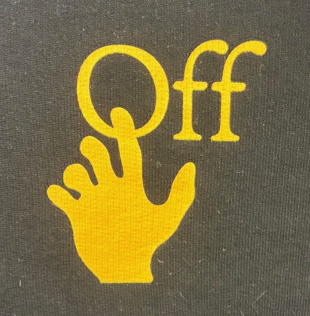 Off-White Off White Hoodie Black/Yellow Size M Size US M / EU 48-50 / 2 - 6 Thumbnail
