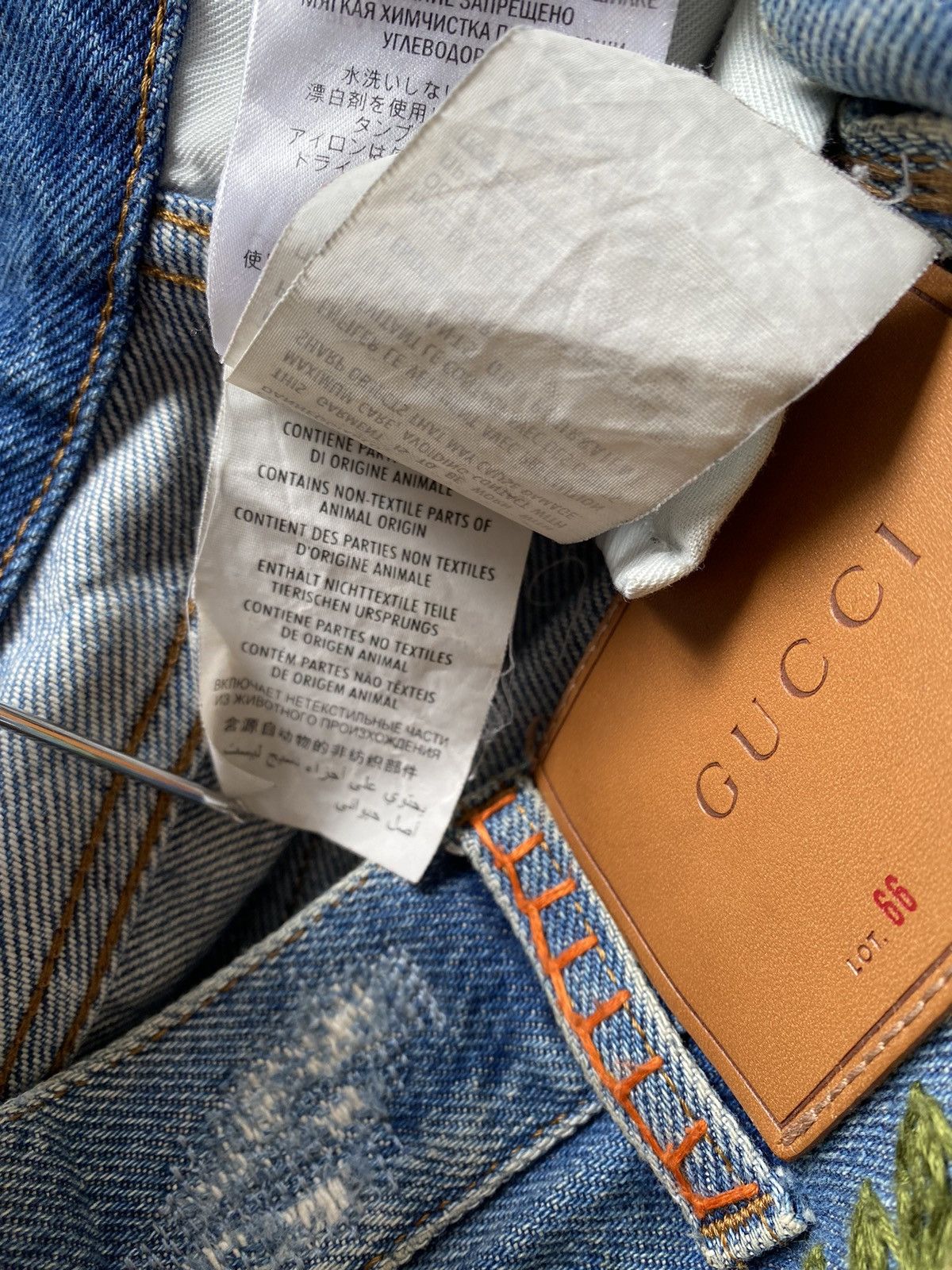 Gucci Gucci 2017 SS Embroidered Denim Size US 32 / EU 48 - 22 Thumbnail