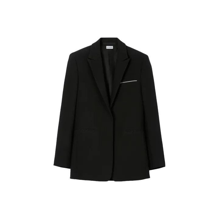 Burberry Burberry Black Long Sleeve Suit Jacket for Men Size US M / EU 48-50 / 2 - 1 Thumbnail